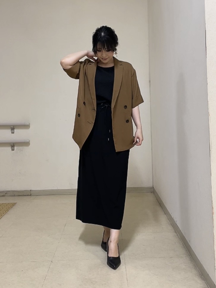 watanabeさんの「UNTITLED｜【洗える／メッシュ素材／SETUP可能】半袖シアージャケット」を使ったコーディネート
