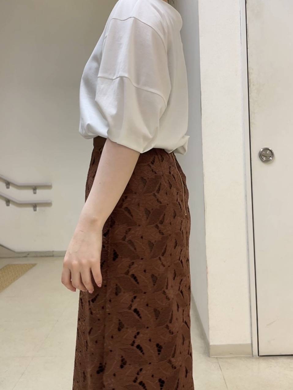 watanabeさんの「UNTITLED｜【汗染み防止/接触冷感】ランタンスリーブプルオーバー」を使ったコーディネート