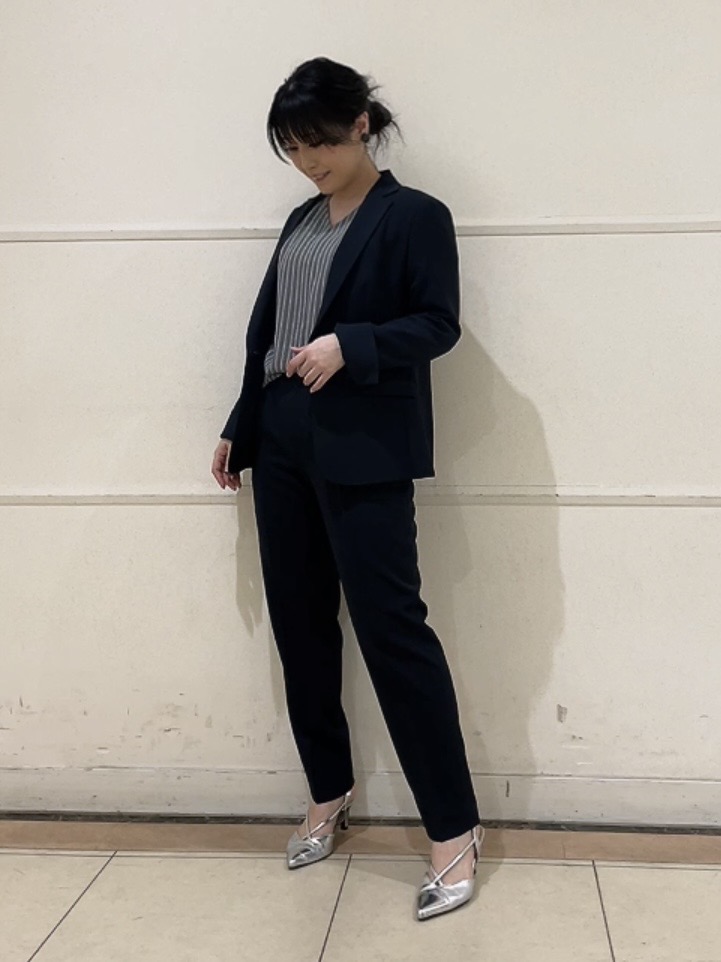 watanabeさんの「UNTITLED｜【セットアップ可/UV/接触冷感】エアリーテーラードジャケット」を使ったコーディネート