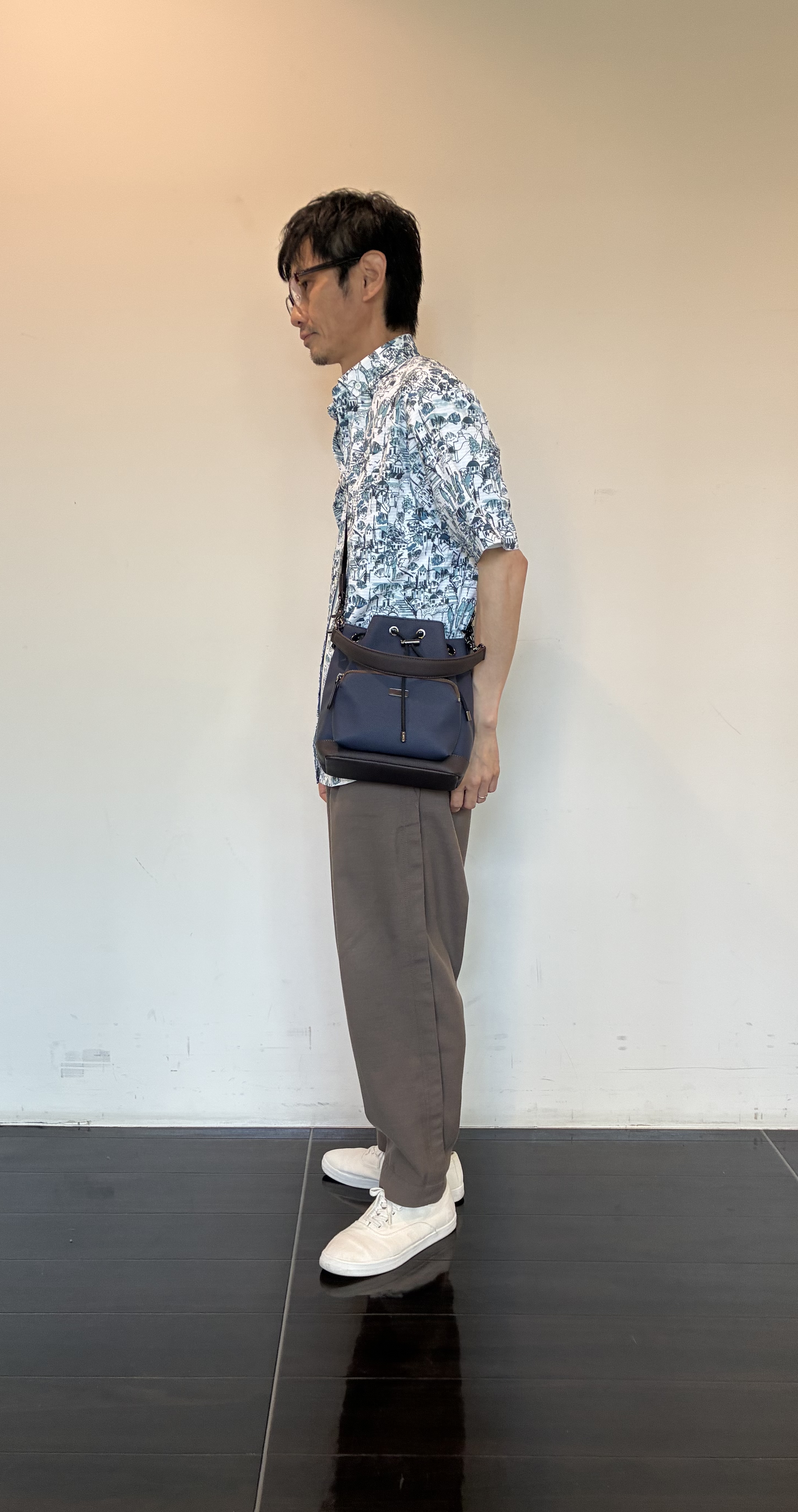 ハセガワさんの「TAKEO KIKUCHI｜【日本製】JFP DotAir（R）リゾートプリント半袖シャツ」を使ったコーディネート
