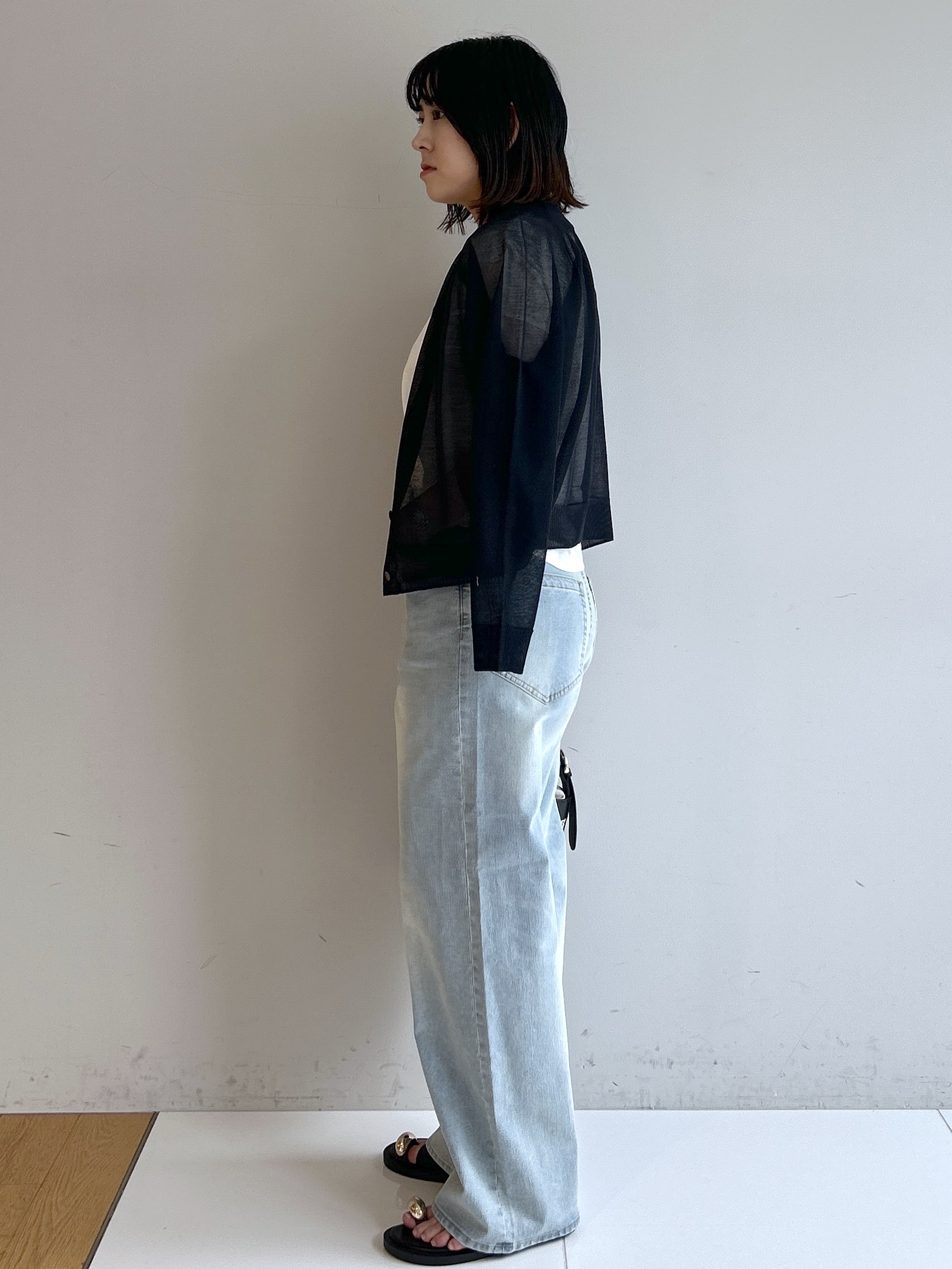 Hirokaさんの「Dessin｜【UVカット/接触冷感】美光沢カットソー」を使ったコーディネート