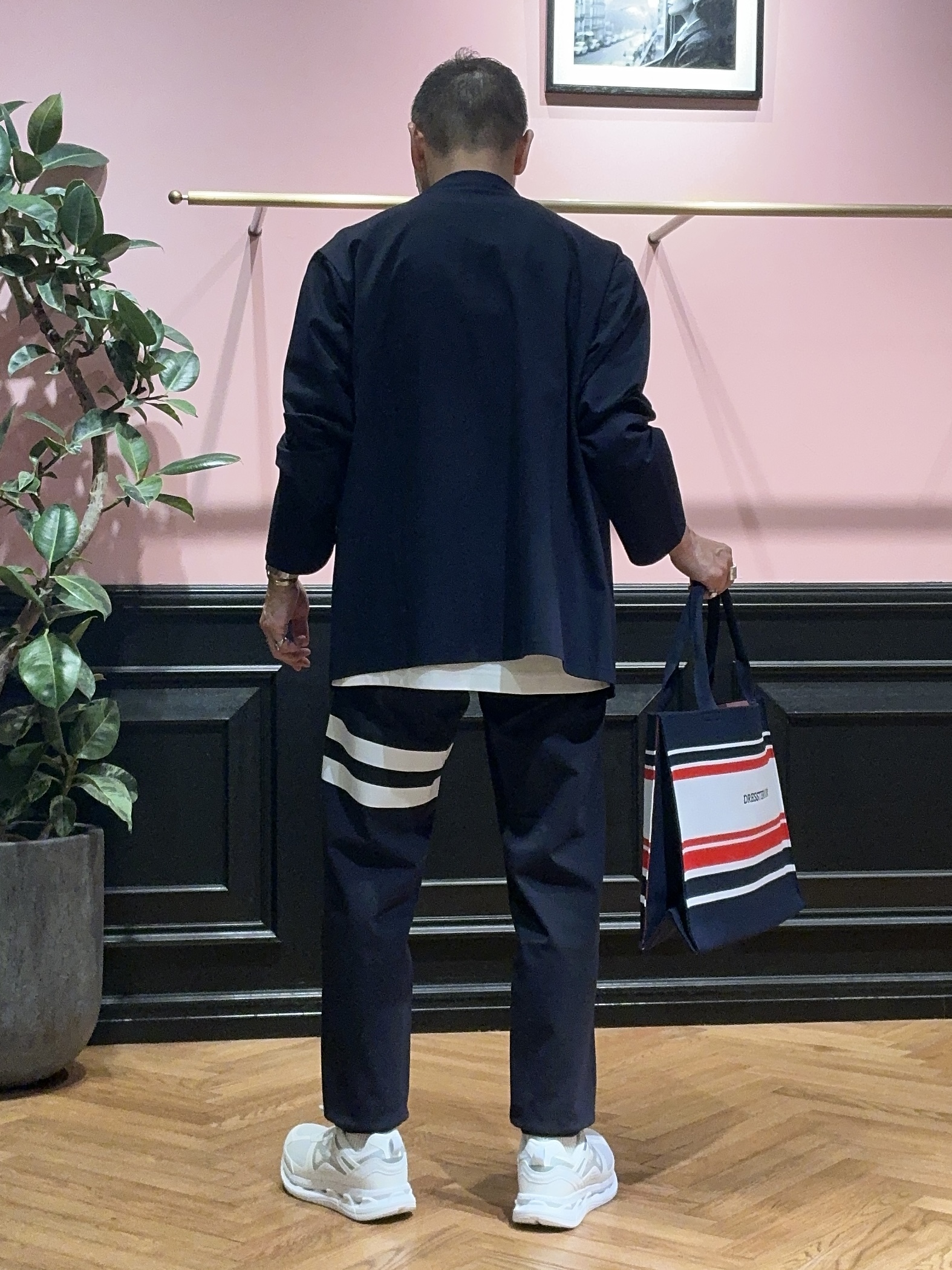 torigoeさんの「DRESSTERIOR｜【接触冷感/UVカット/抗菌防臭/しわ防止】クールデオドラント ジャージシャツ」を使ったコーディネート