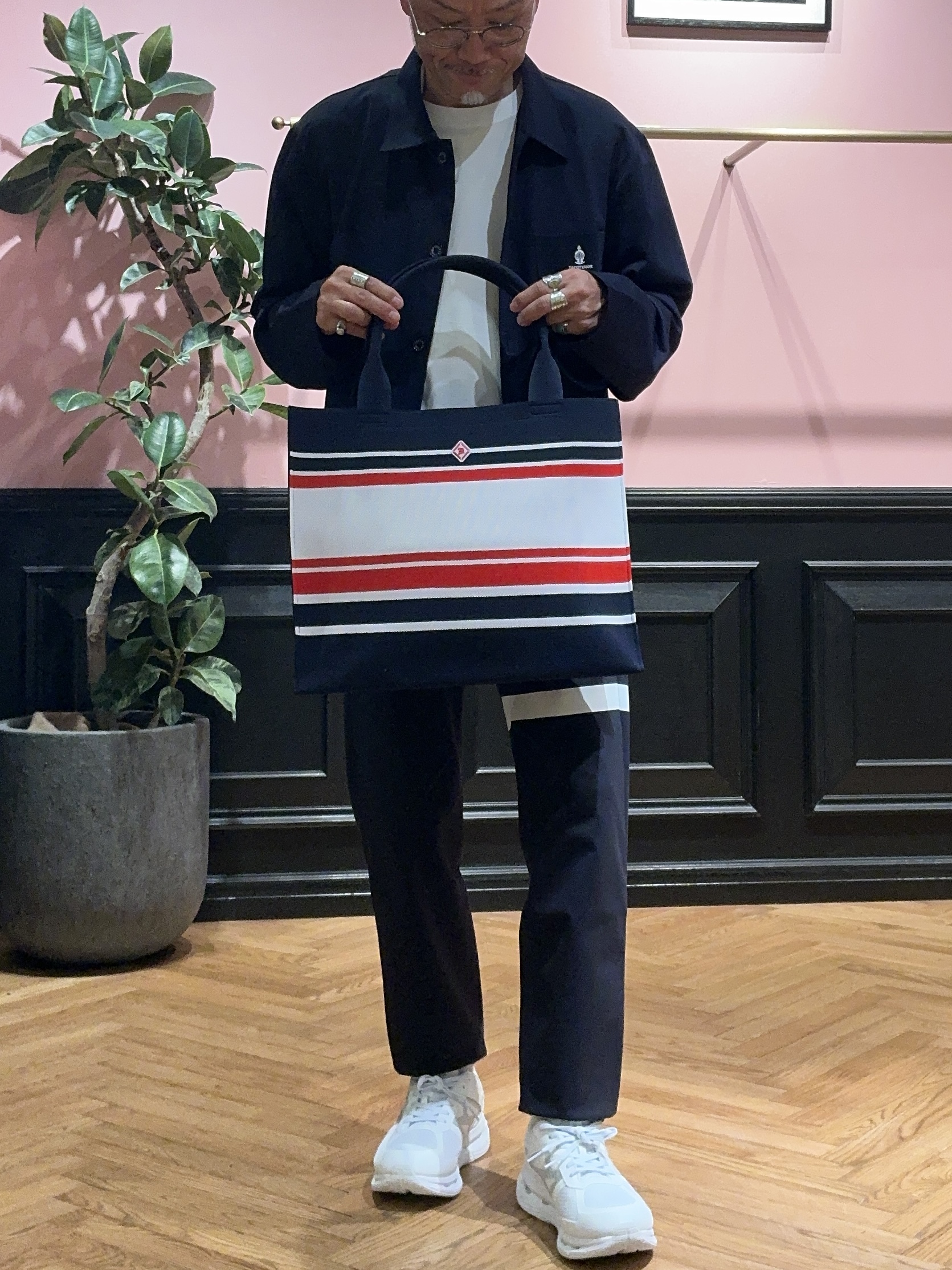 torigoeさんの「DRESSTERIOR｜【接触冷感/UVカット/抗菌防臭/しわ防止】クールデオドラント ジャージシャツ」を使ったコーディネート