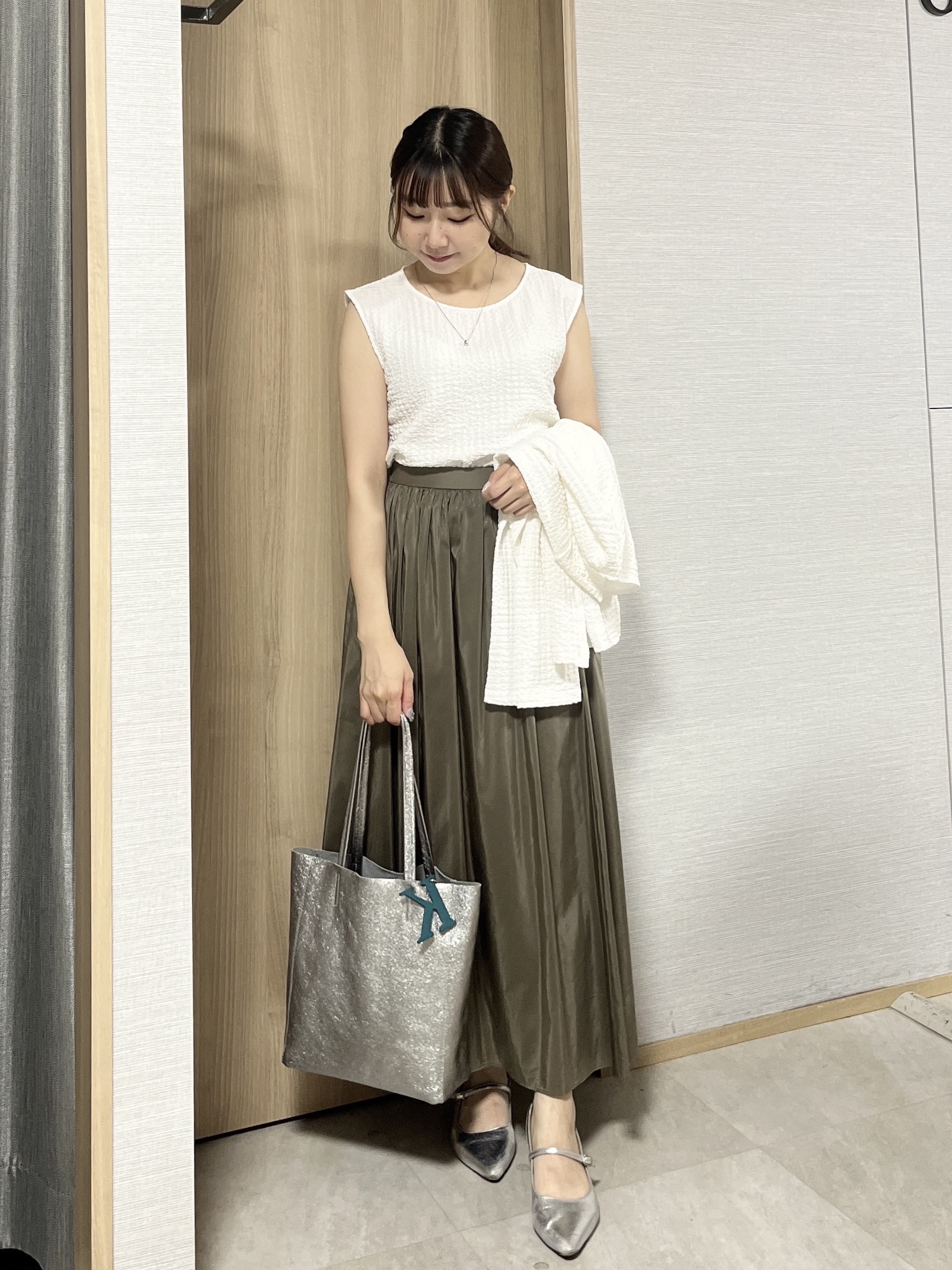 KAHOさんの「UNTITLED｜【アンサンブル可】ポコポコカーディガン」を使ったコーディネート