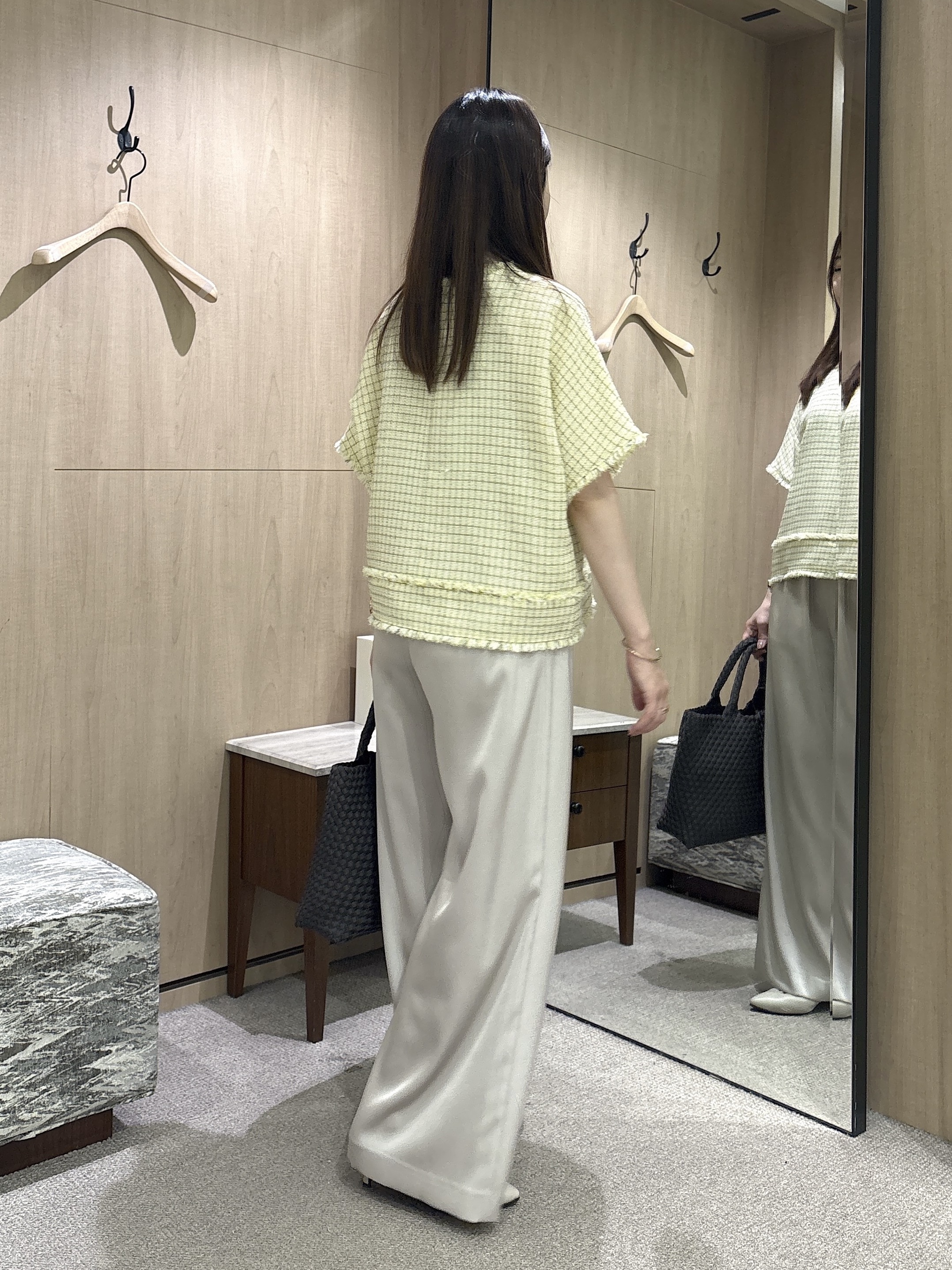 asamiさんの「UNTITLED｜ファンシーツイードブラウス」を使ったコーディネート