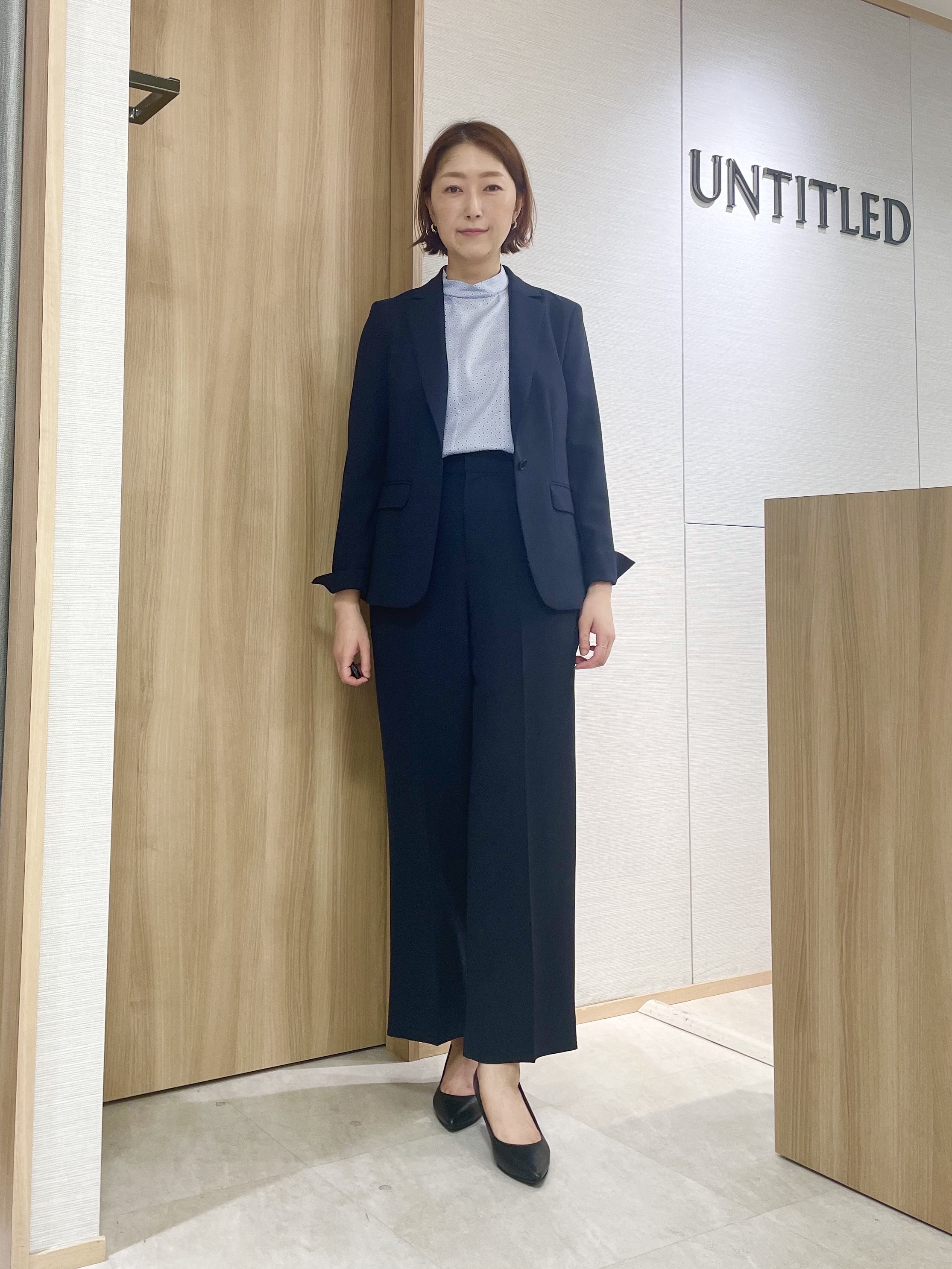 aliceさんの「UNTITLED｜【セットアップ可/UV/接触冷感】エアリーテーラードジャケット」を使ったコーディネート