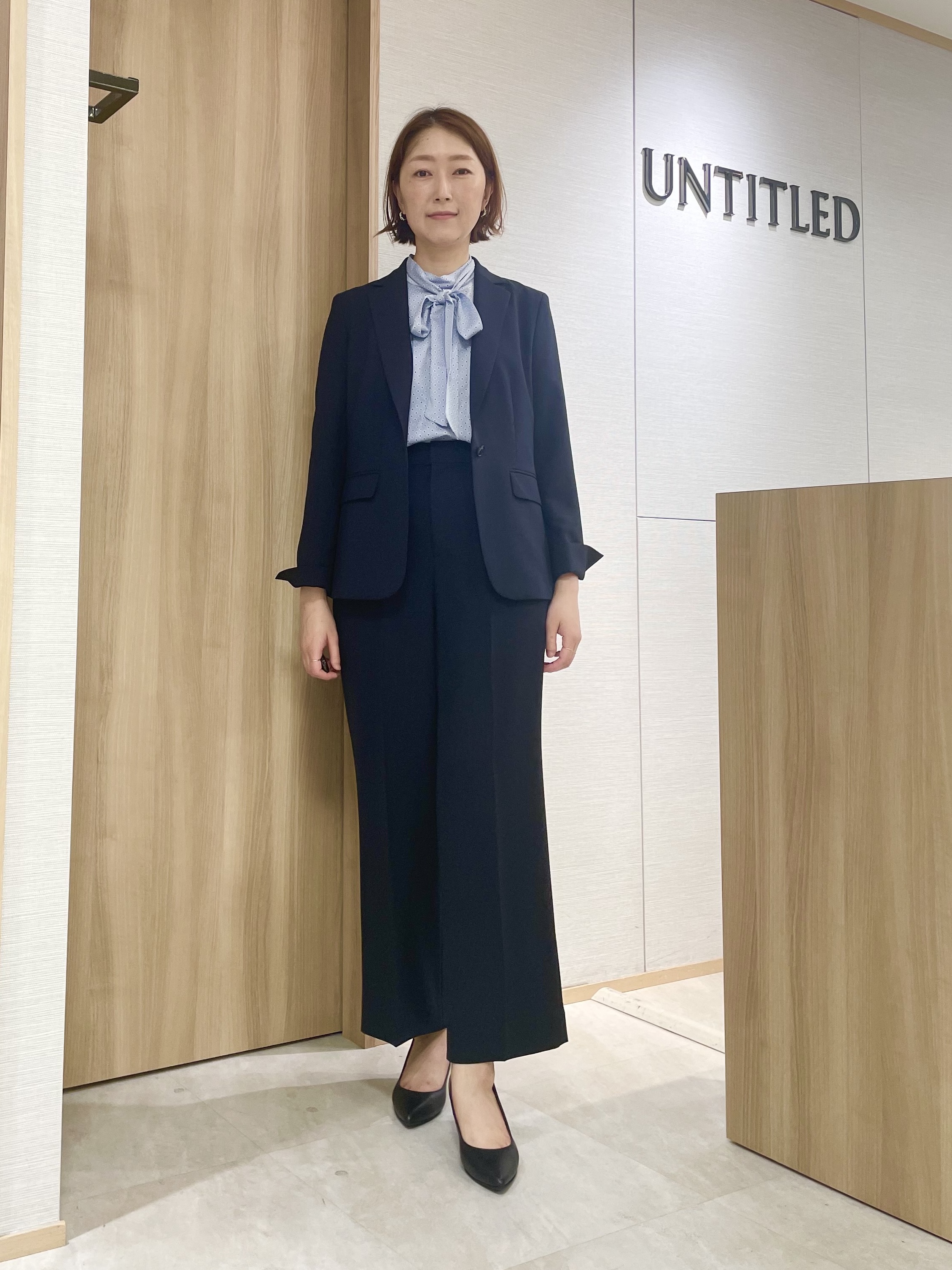 aliceさんの「UNTITLED｜【セットアップ可/UV/接触冷感】エアリーテーラードジャケット」を使ったコーディネート