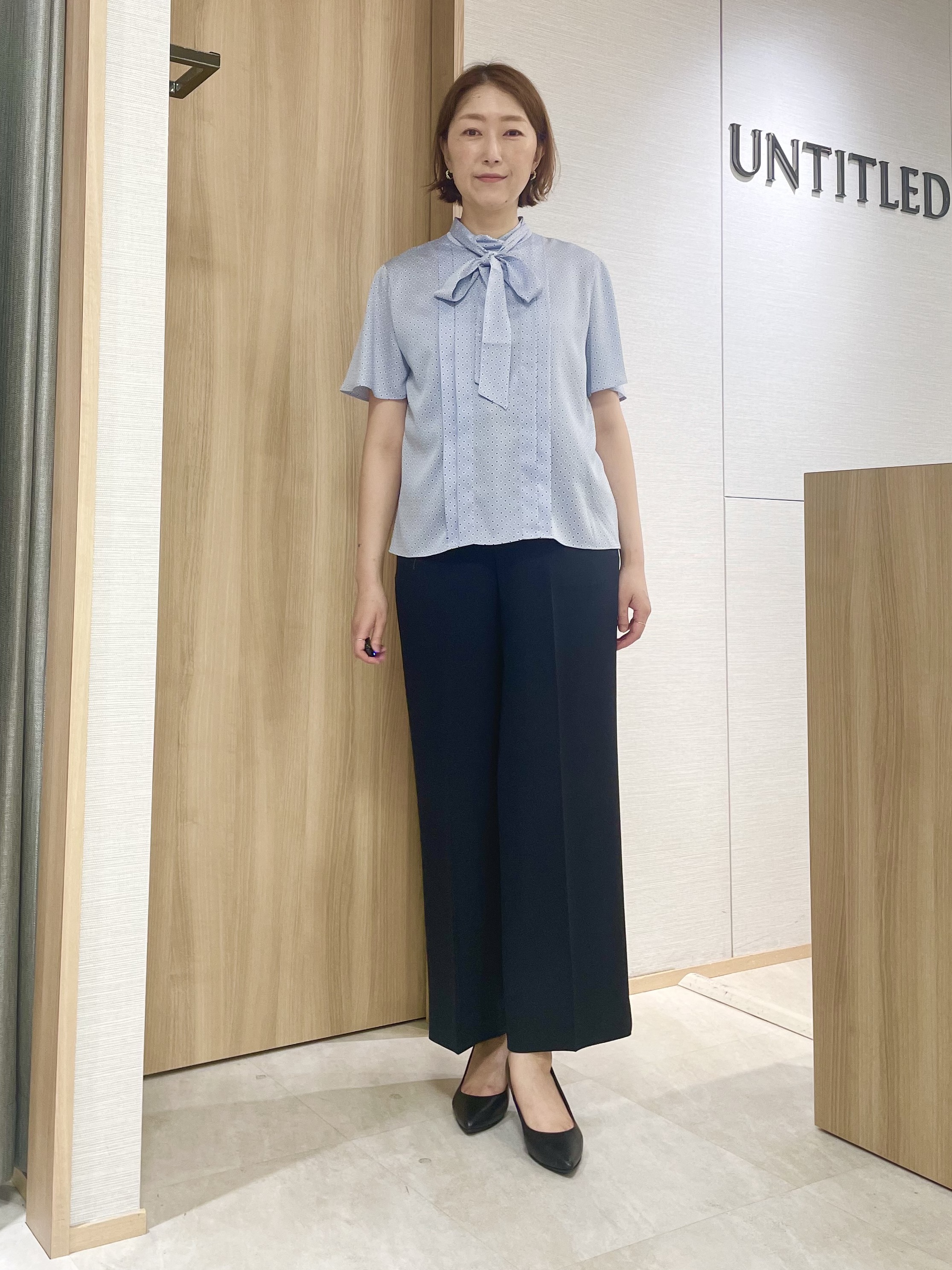 aliceさんの「UNTITLED｜【セットアップ可/UV/接触冷感】エアリーテーラードジャケット」を使ったコーディネート