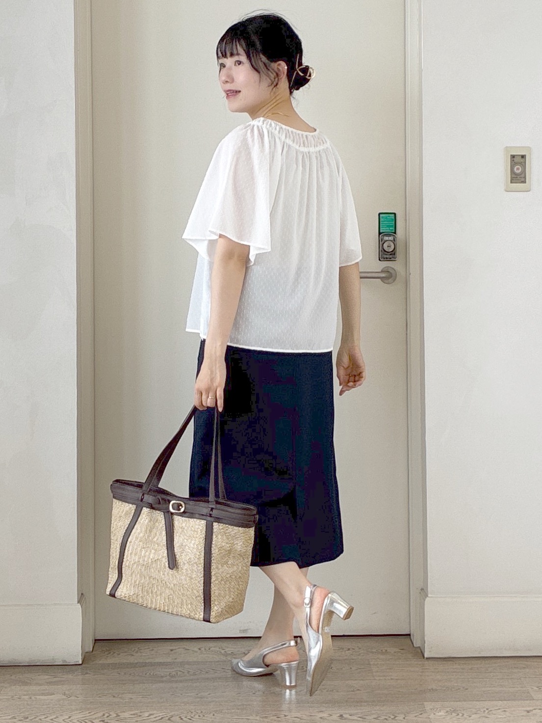  beni_gingerさんの「Reflect｜ネックギャザーデザインブラウス」を使ったコーディネート