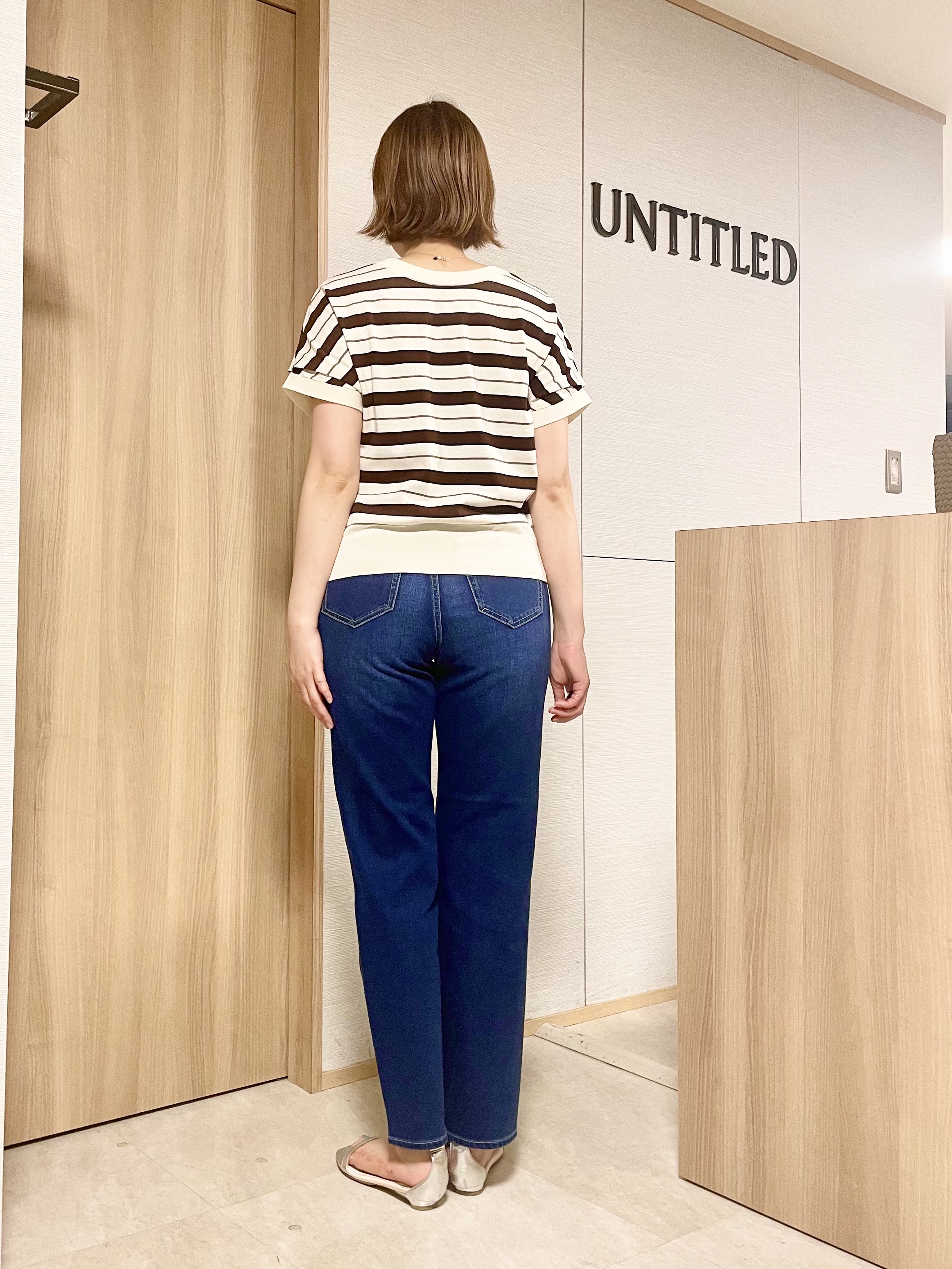 aliceさんの「UNTITLED｜【きれいに体型カバー/前後2WAY】ドライタッチコットンプルオーバー」を使ったコーディネート