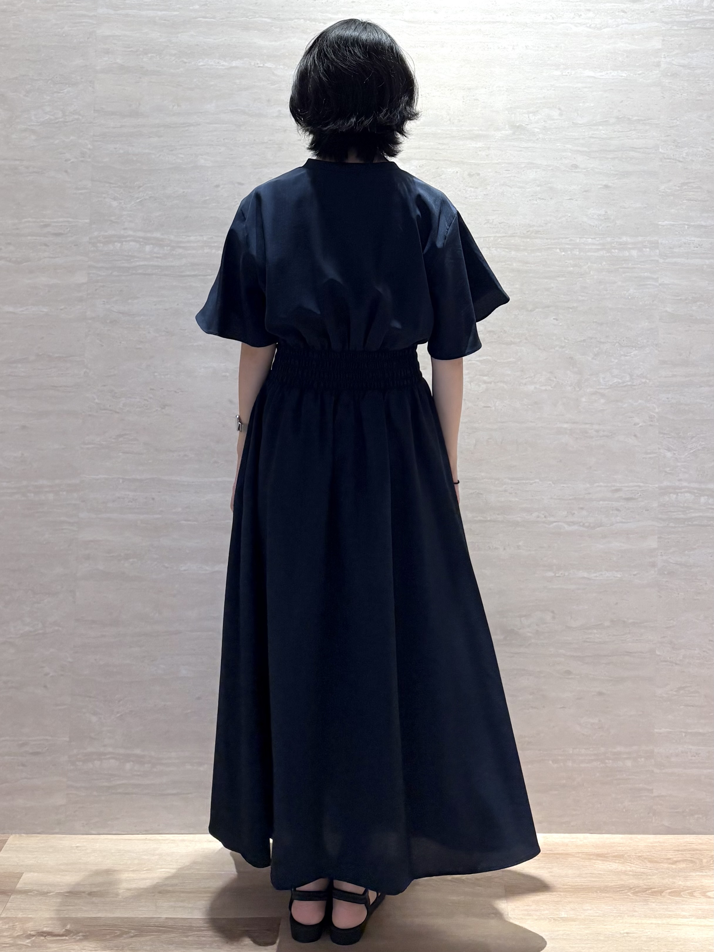 JIMAさんの「OPAQUE.CLIP｜スキッパーシャツワンピース【洗濯機OK／イージーアイロン】」を使ったコーディネート