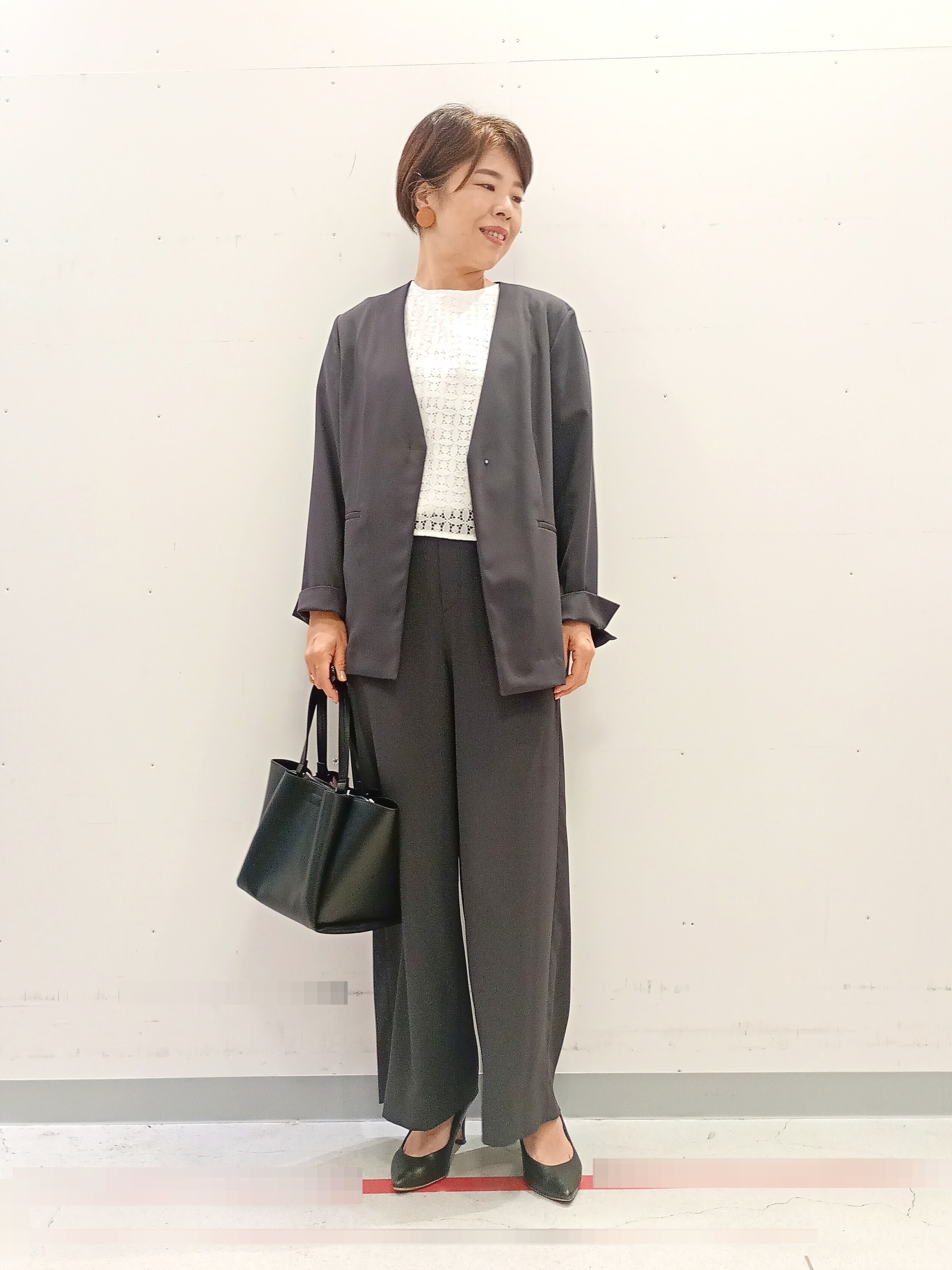 Kさんの「INDIVI｜【接触冷感／透湿／着る日傘】ドルマントップス」を使ったコーディネート