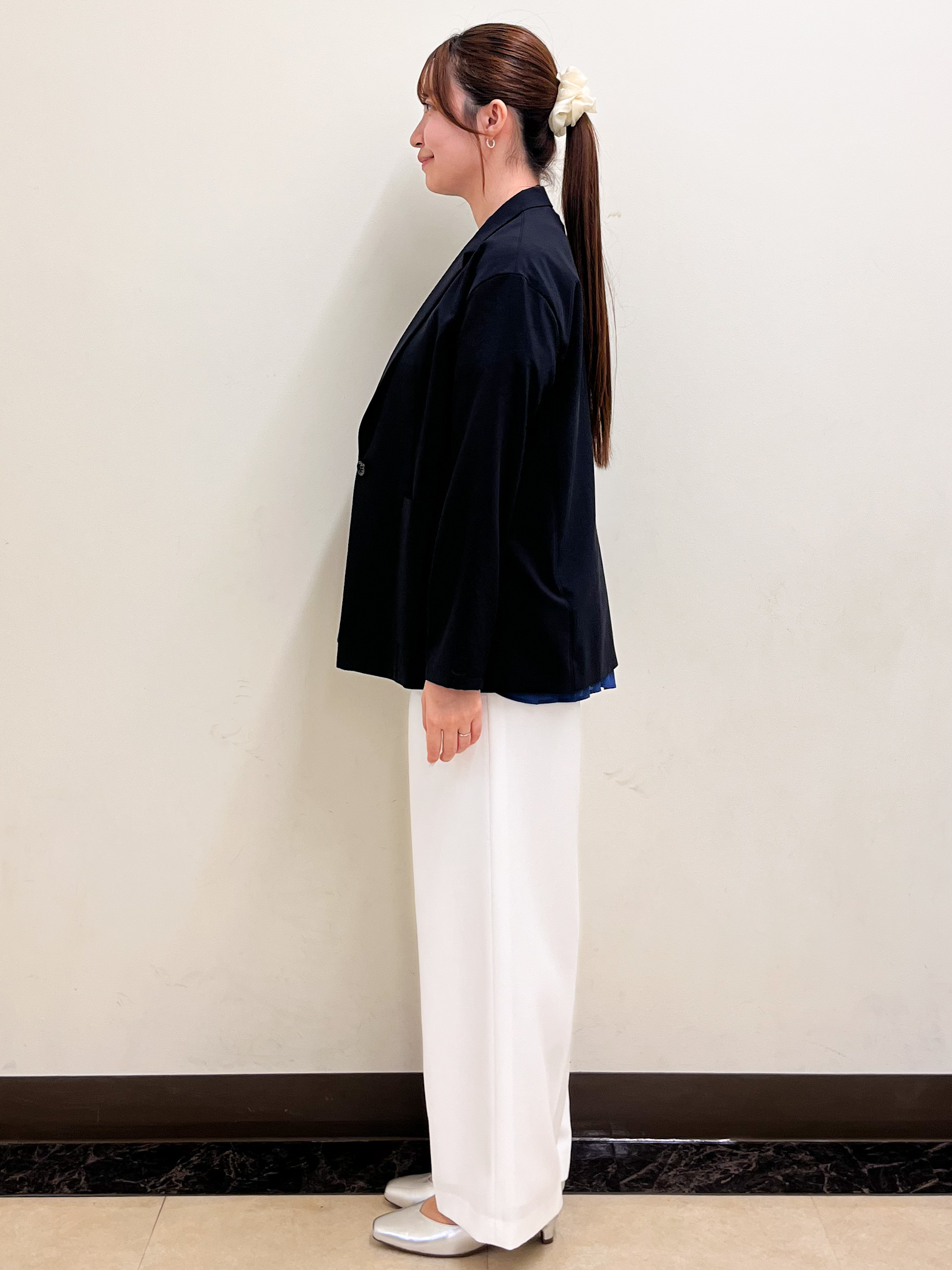 mikikoさんの「Reflect｜【SS-4Lサイズ／接触冷感／シワになりにくい】リラクシーテーラードジャケット」を使ったコーディネート