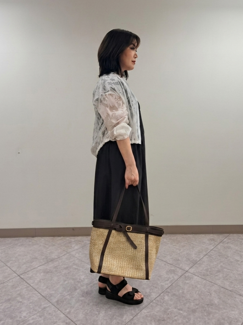 S.xuliさんの「Reflect｜【選べる2柄／セットアップ可】シャツ衿シアーブラウス」を使ったコーディネート
