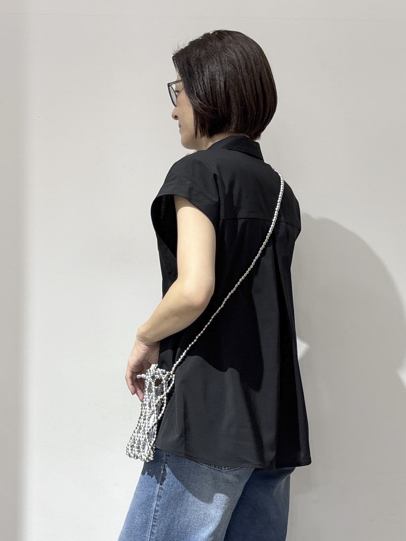 NAKAさんの「OPAQUE.CLIP｜タックペプラムブラウス【洗濯機OK】」を使ったコーディネート