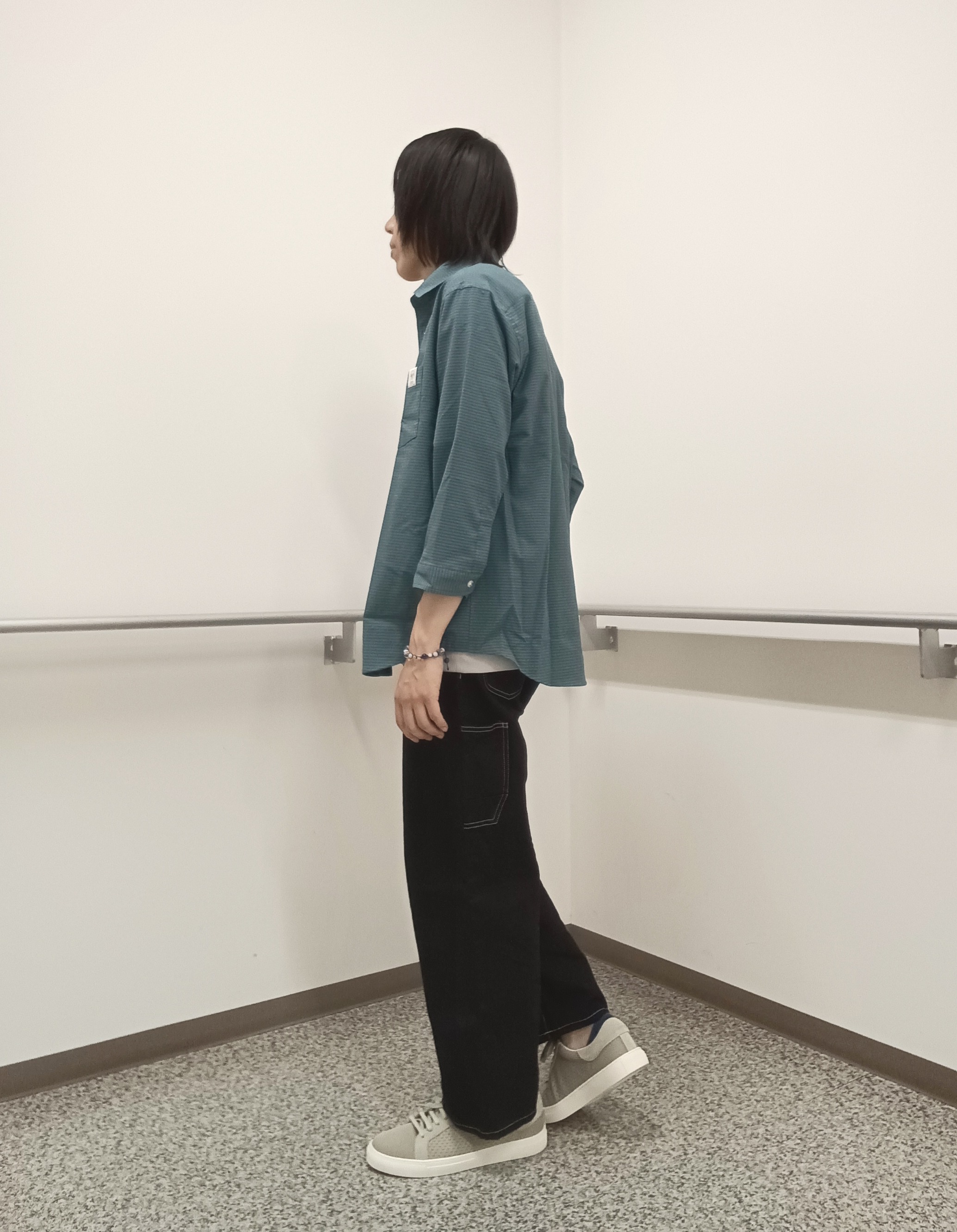 moritaさんの「TAKEO KIKUCHI｜【日本製】JFP DotAir（R）サッカー7分袖シャツ」を使ったコーディネート