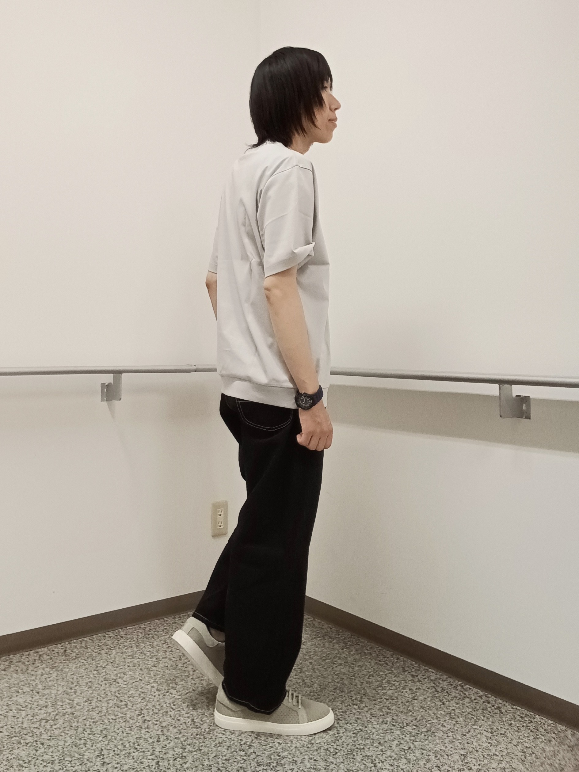moritaさんの「TAKEO KIKUCHI｜【日本製】JFP DotAir（R）サッカー7分袖シャツ」を使ったコーディネート