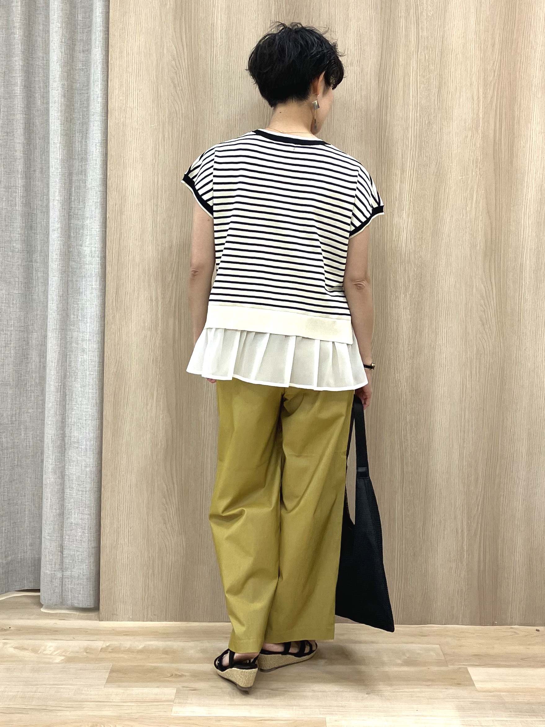 Keiさんの「grove｜人気デザインが夏verで登場！【体型カバー】裾レイヤードニット」を使ったコーディネート
