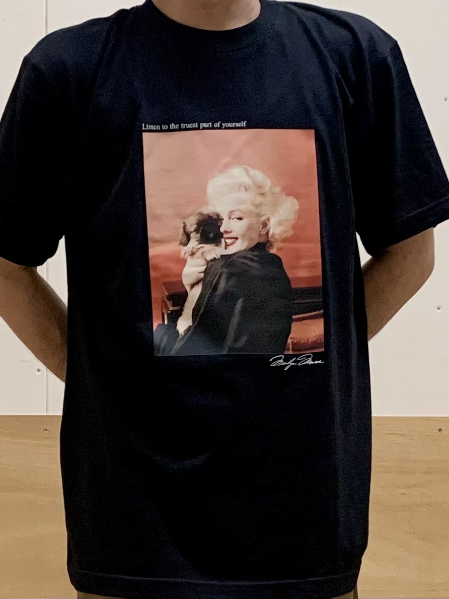MATUさんの「THE SHOP TK｜別注マリリン・モンロー / グラフィック半袖Tシャツ」を使ったコーディネート