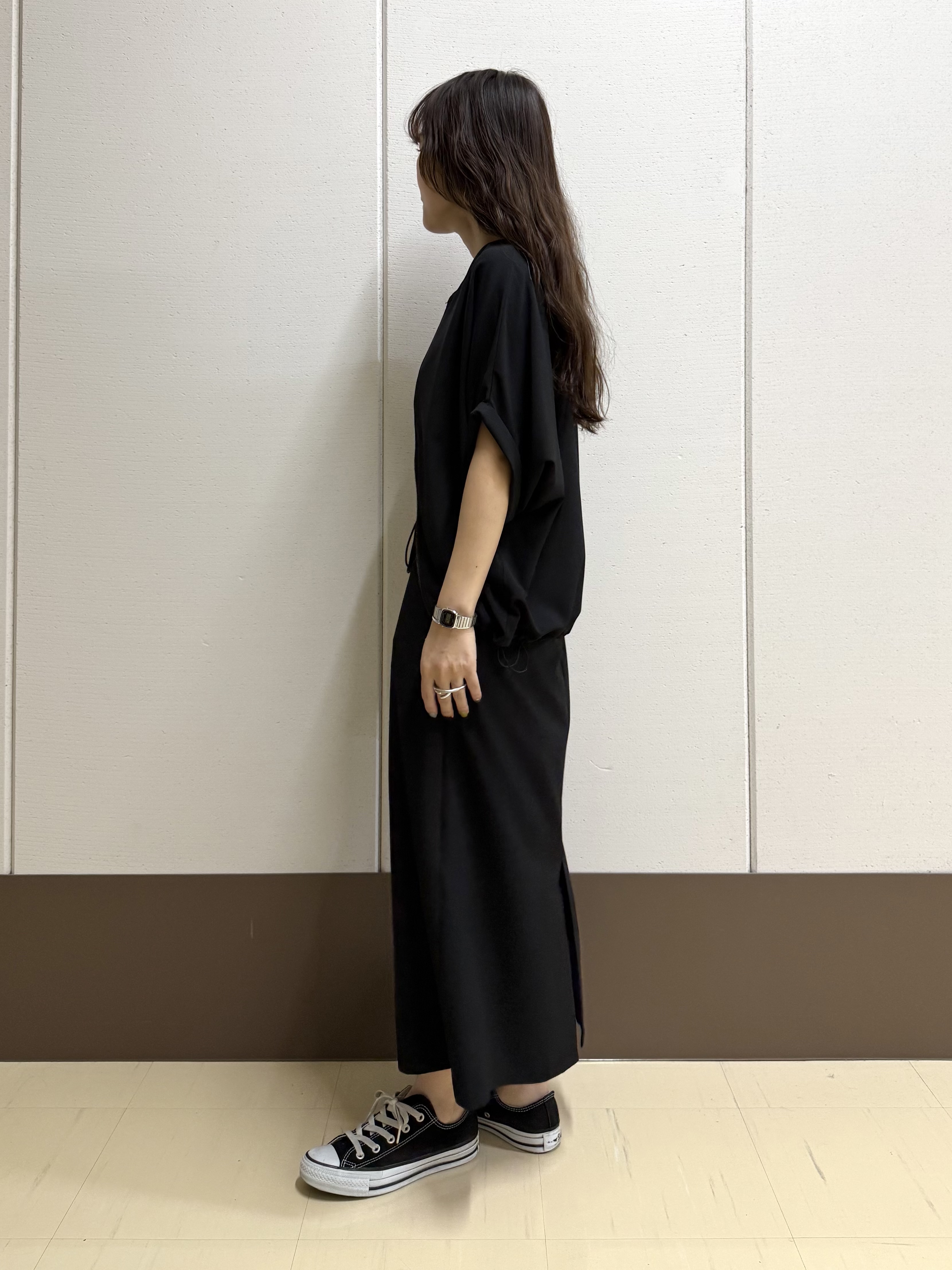 mamiさんの「INDIVI｜【着る日傘】ドルマンフォルムブルゾン」を使ったコーディネート