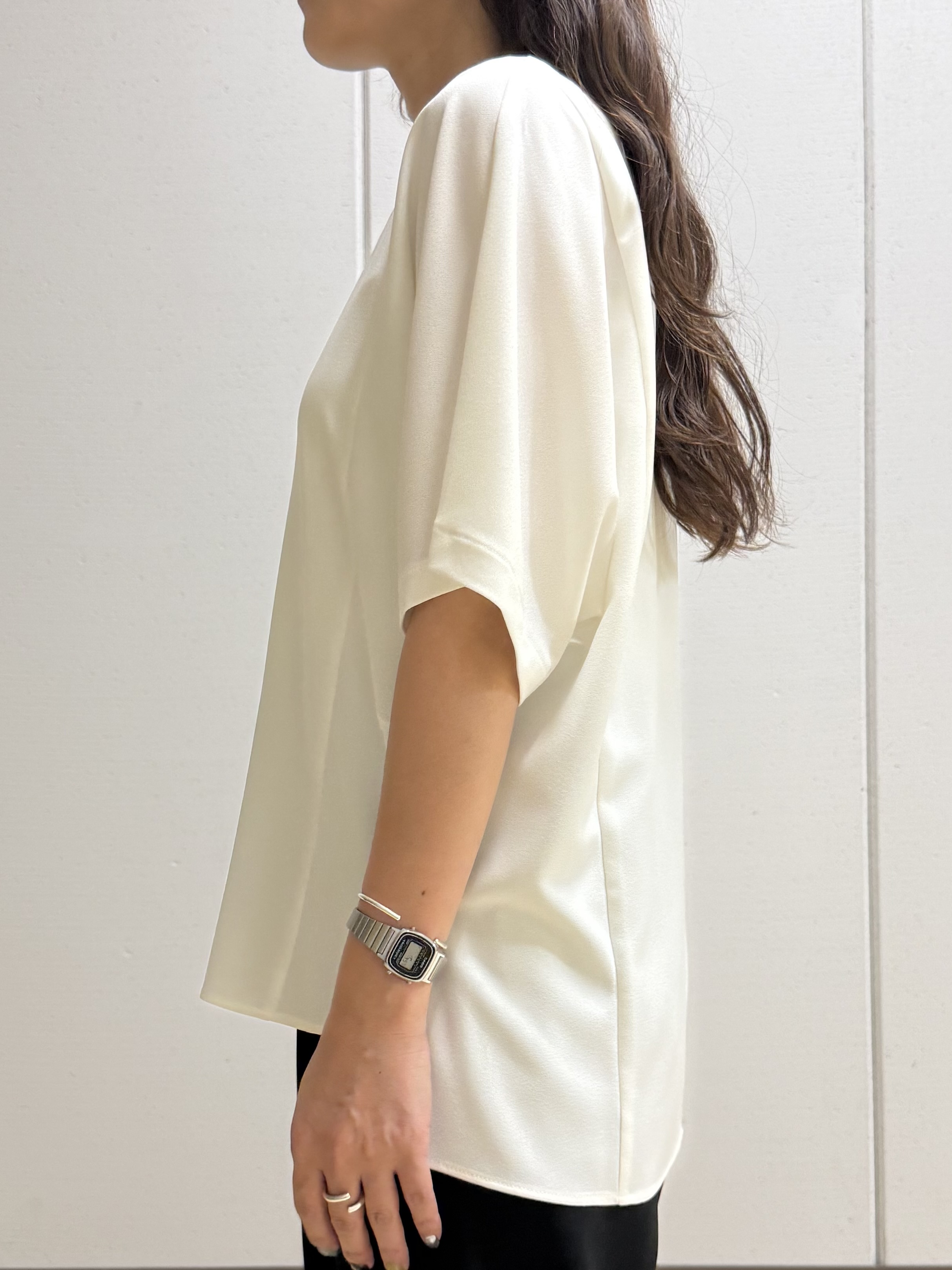 mamiさんの「INDIVI｜【着る日傘】ドルマントップス」を使ったコーディネート