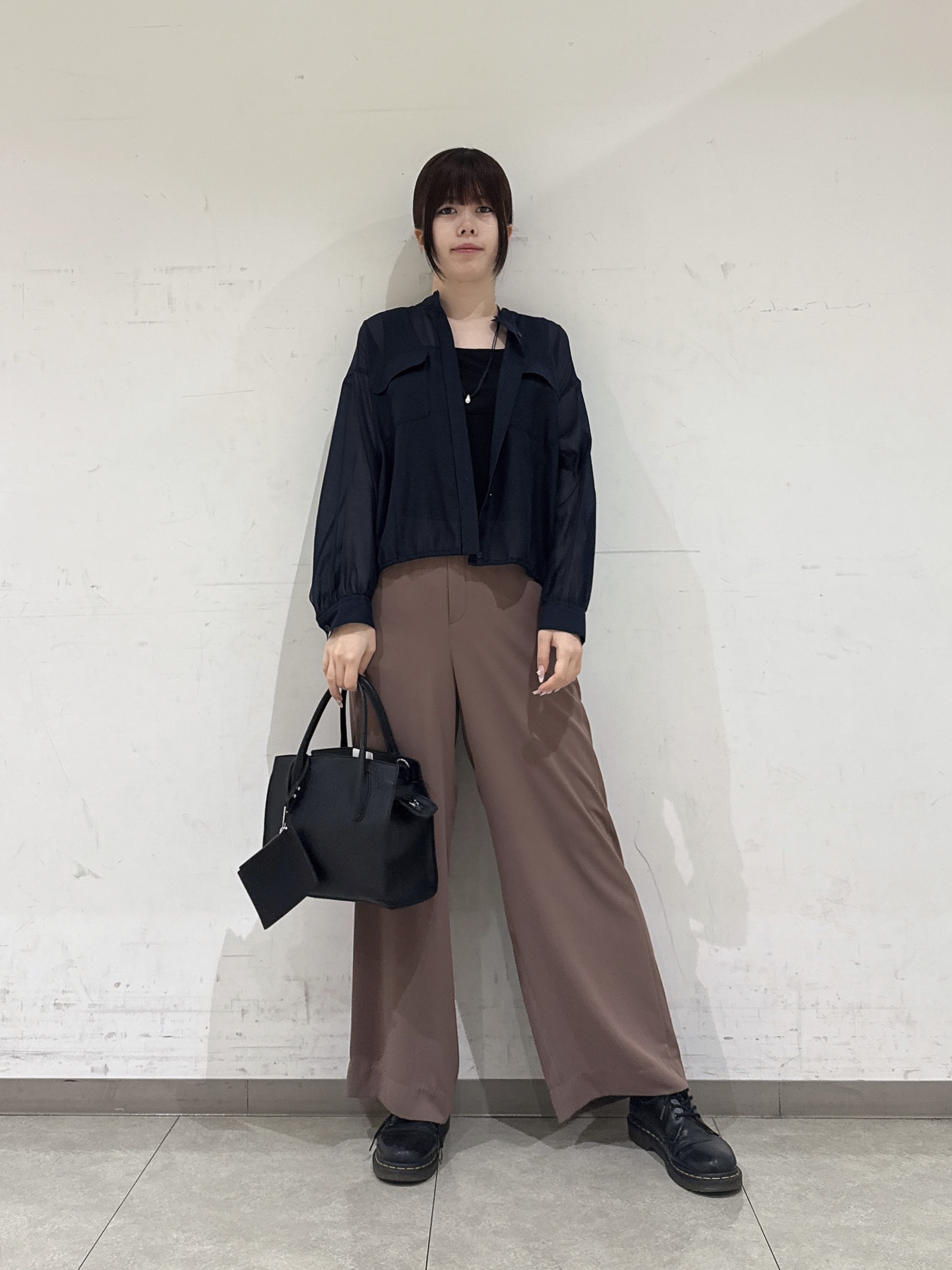 rinaさんの「INDIVI｜◆【合皮／マルチWAY／サブバッグ付】ミニショルダーバッグ」を使ったコーディネート
