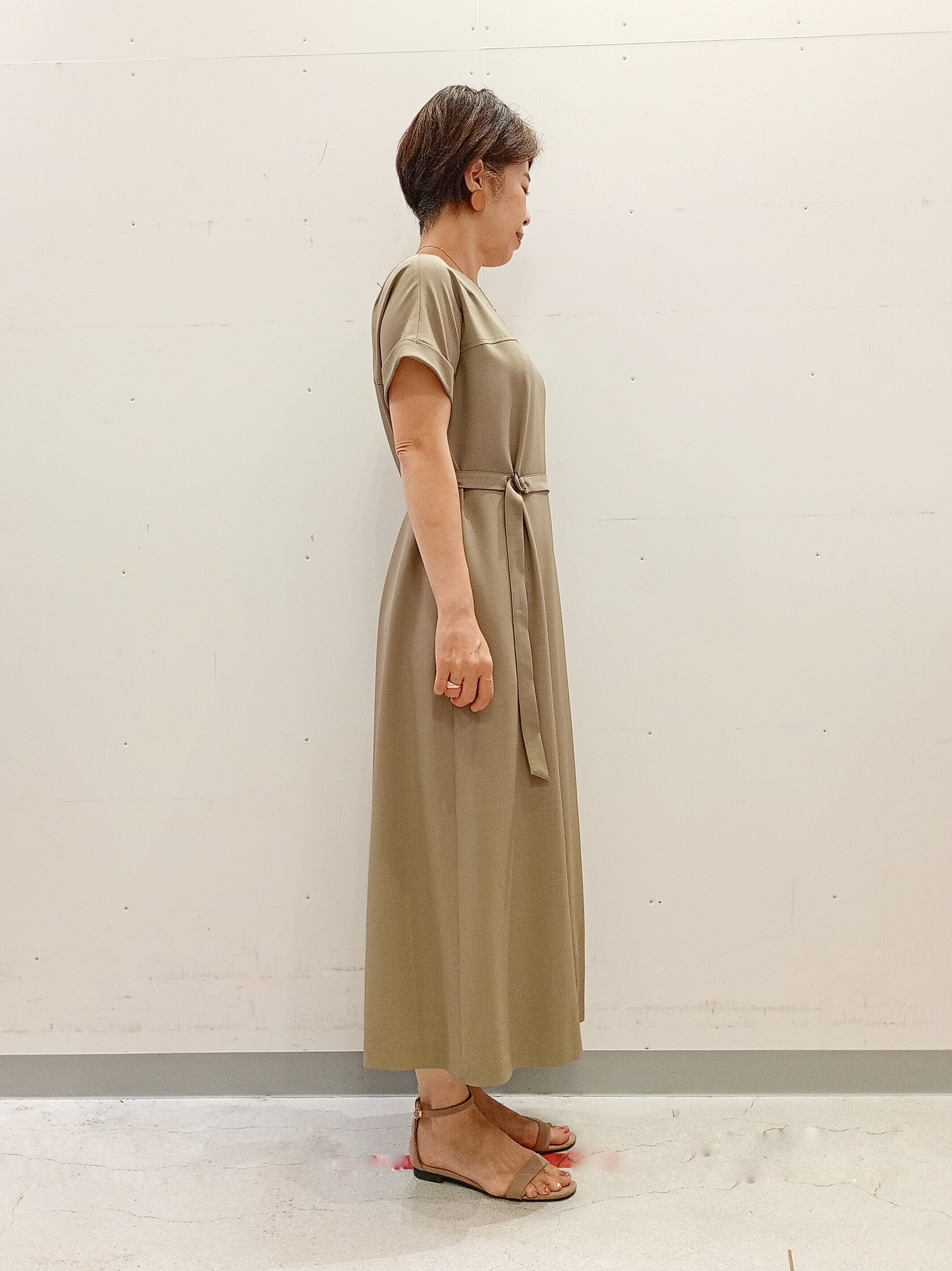 Kさんの「INDIVI｜【洗える／メッシュ素材／SETUP可能】半袖シアージャケット」を使ったコーディネート