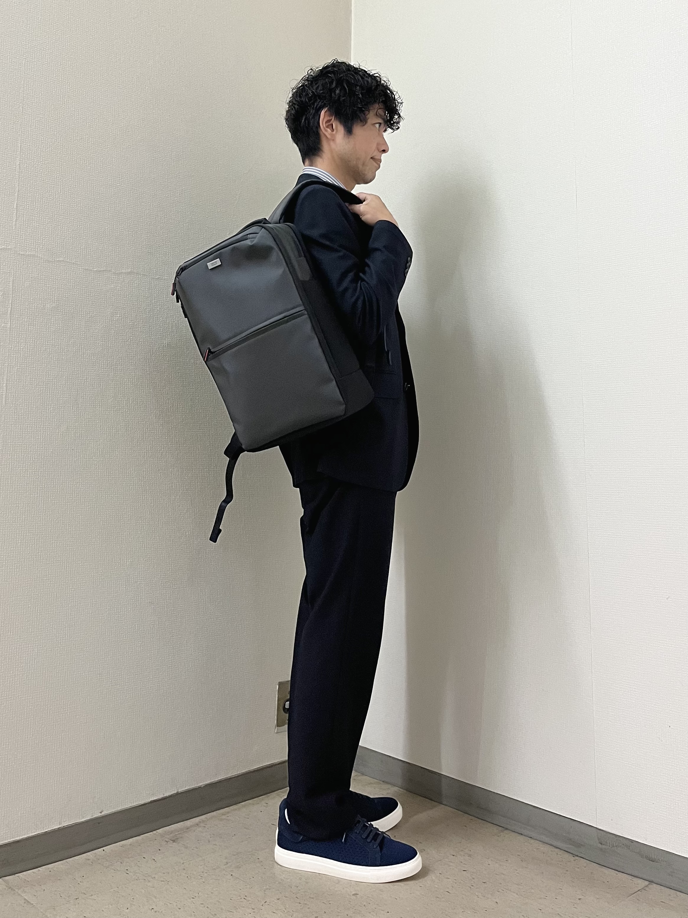 URAさんの「TAKEO KIKUCHI｜【抗菌防臭】CALCULO（R）ジャージ ジャケット」を使ったコーディネート