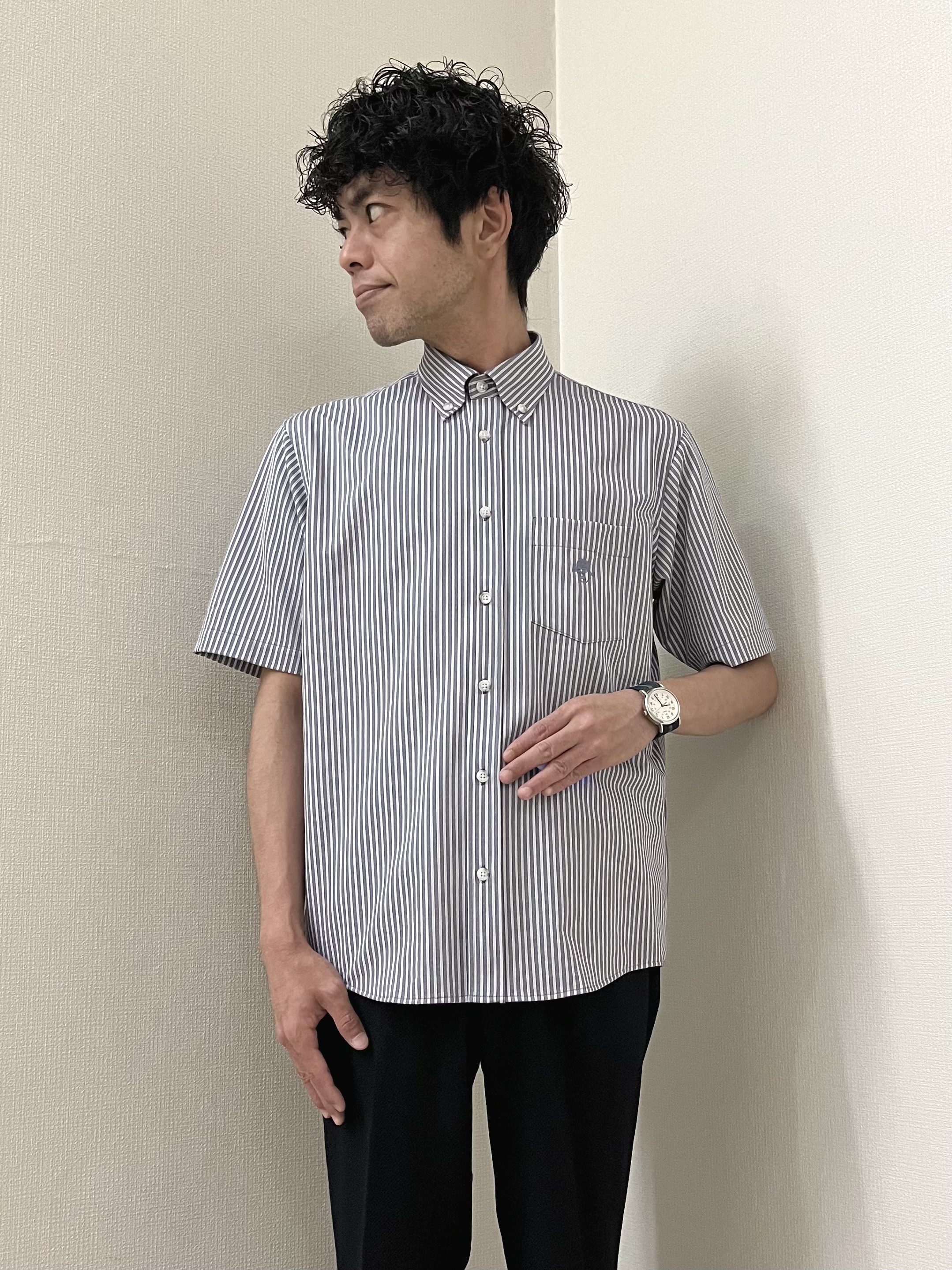 URAさんの「TAKEO KIKUCHI｜【抗菌防臭】CALCULO（R）ジャージ ジャケット」を使ったコーディネート