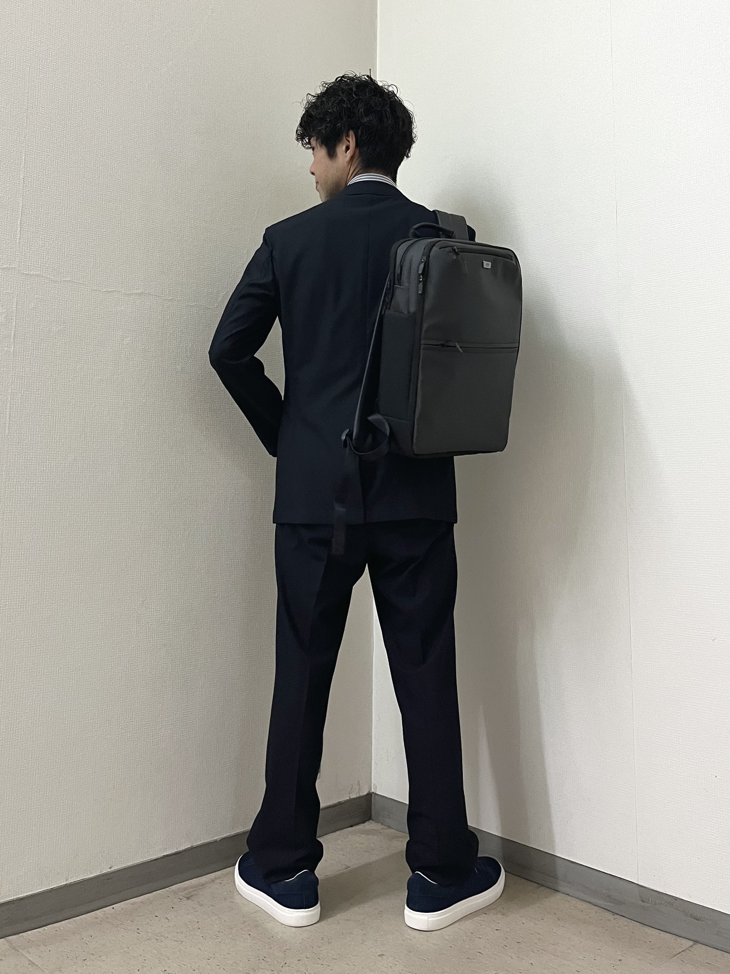 URAさんの「TAKEO KIKUCHI｜【抗菌防臭】CALCULO（R）ジャージ ジャケット」を使ったコーディネート