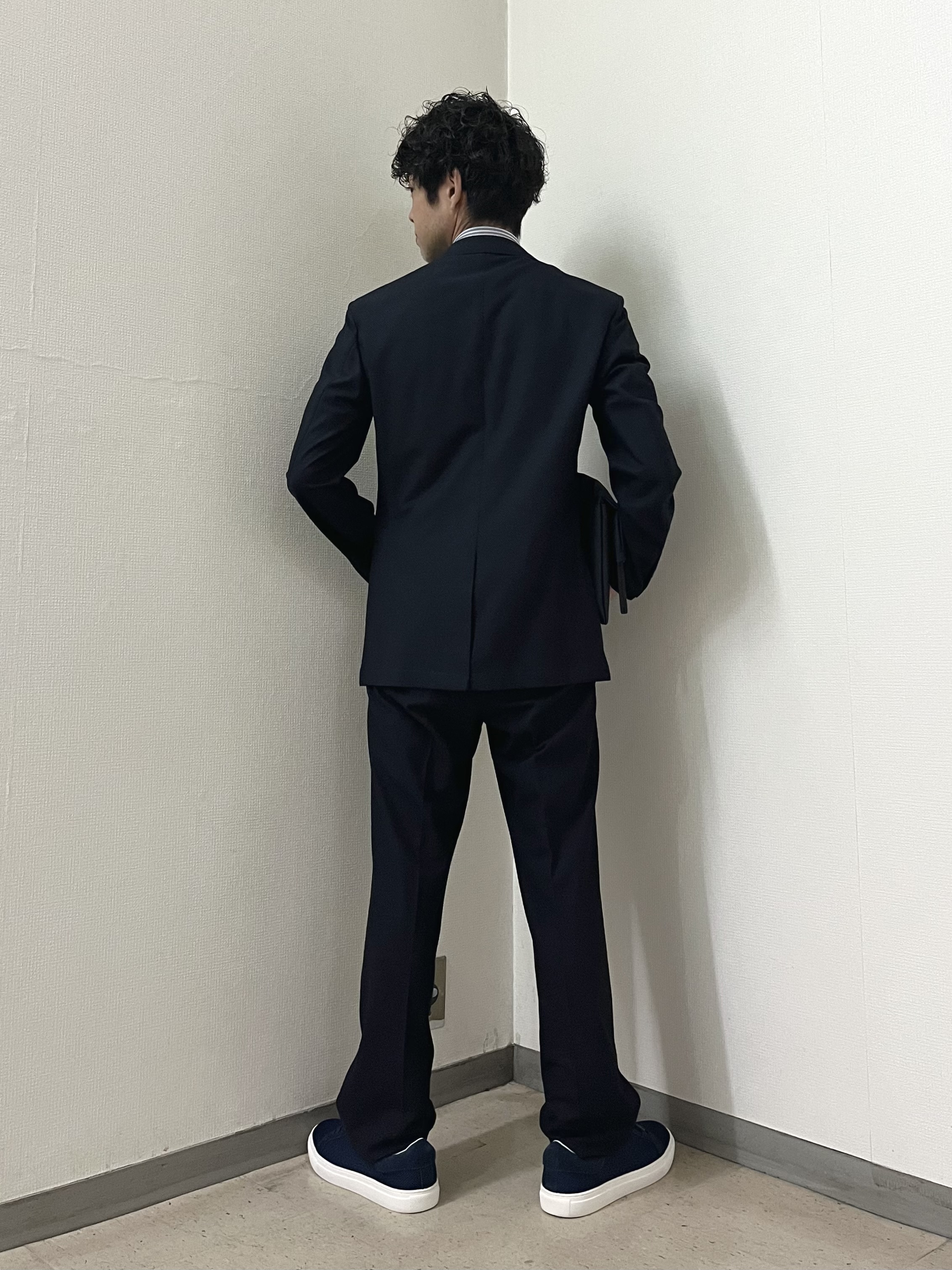 URAさんの「TAKEO KIKUCHI｜【抗菌防臭】CALCULO（R）ジャージ ジャケット」を使ったコーディネート