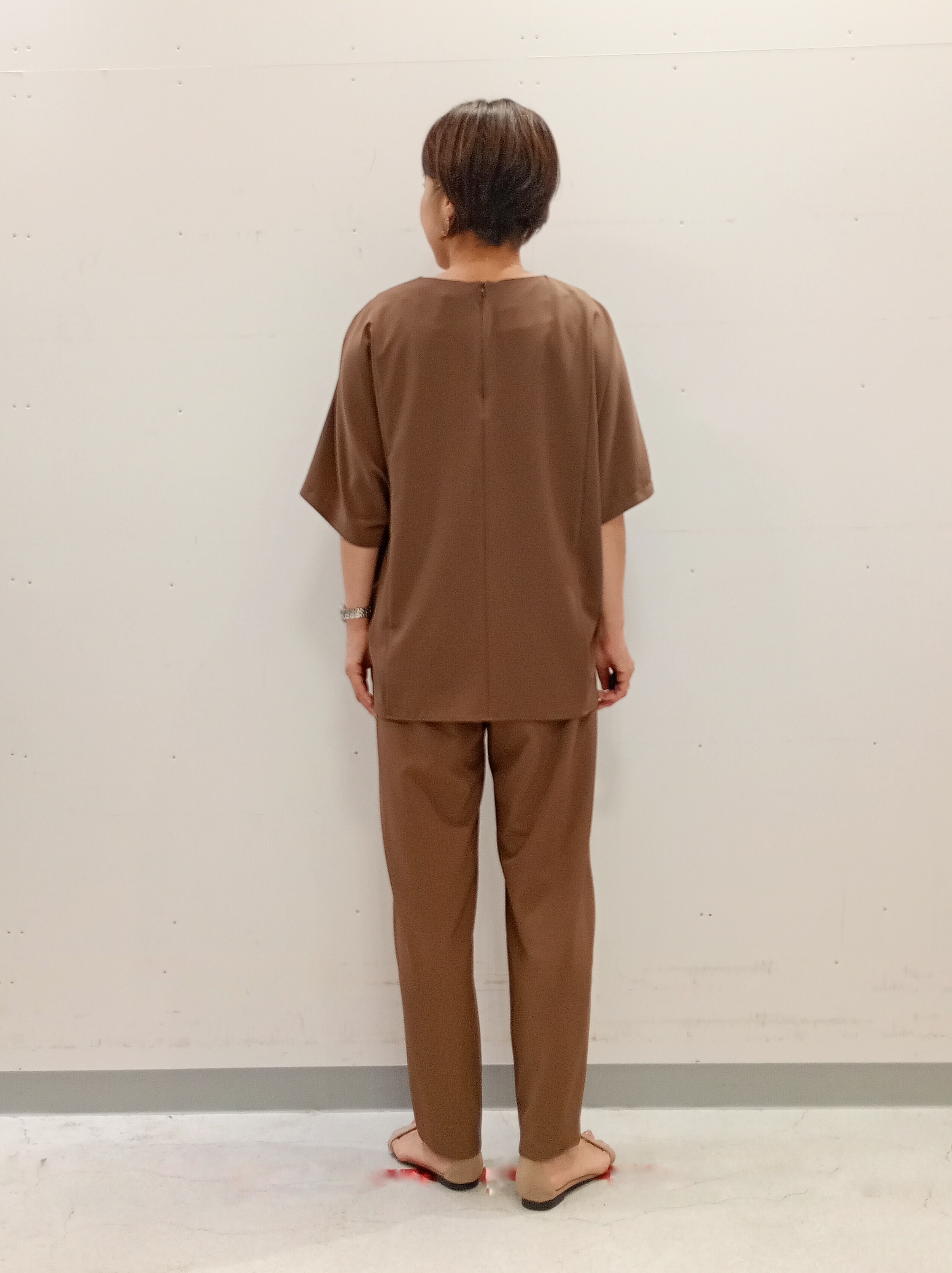 Kさんの「INDIVI｜【着る日傘】ドルマントップス」を使ったコーディネート