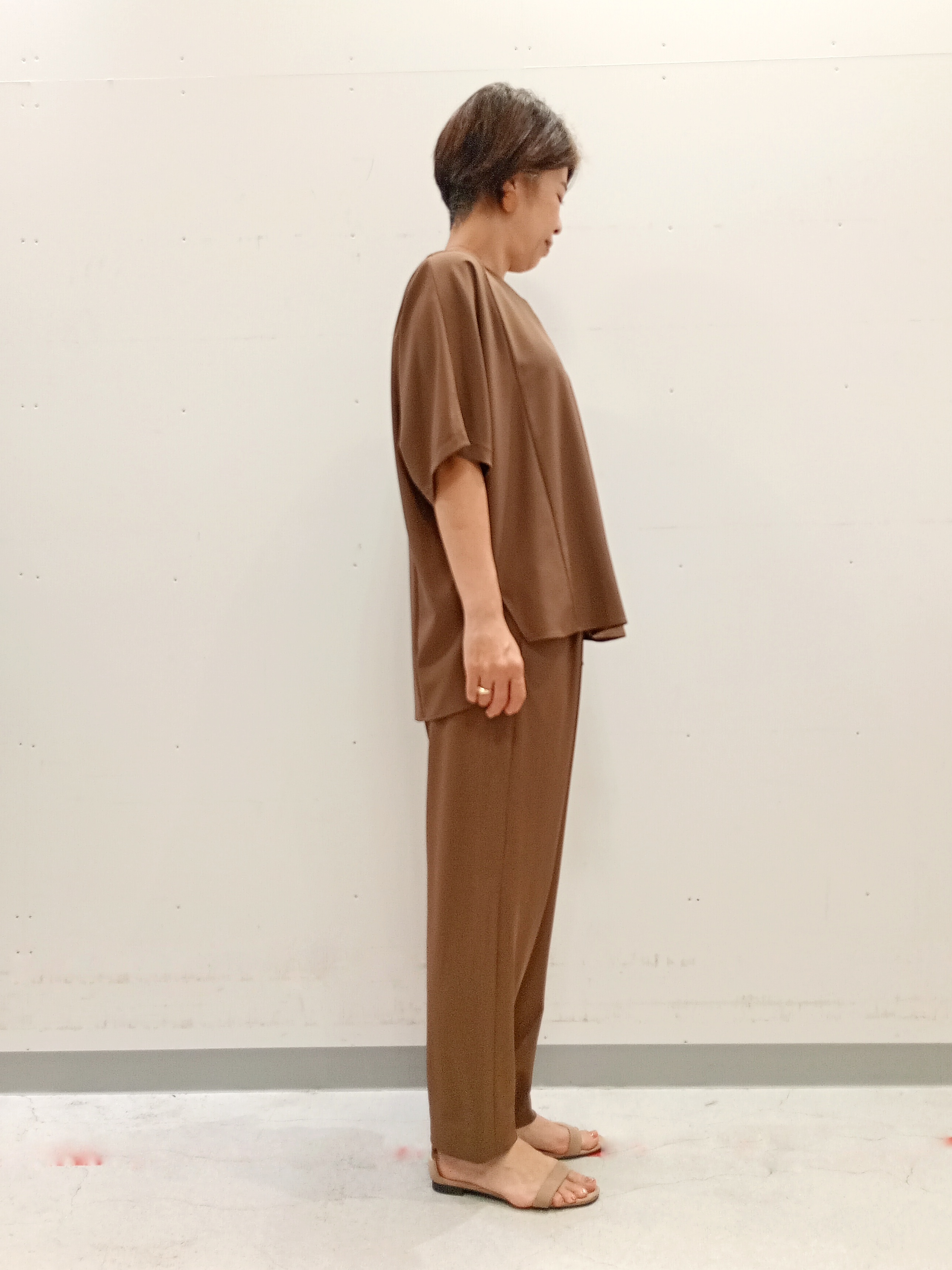 Kさんの「INDIVI｜【着る日傘】ドルマントップス」を使ったコーディネート