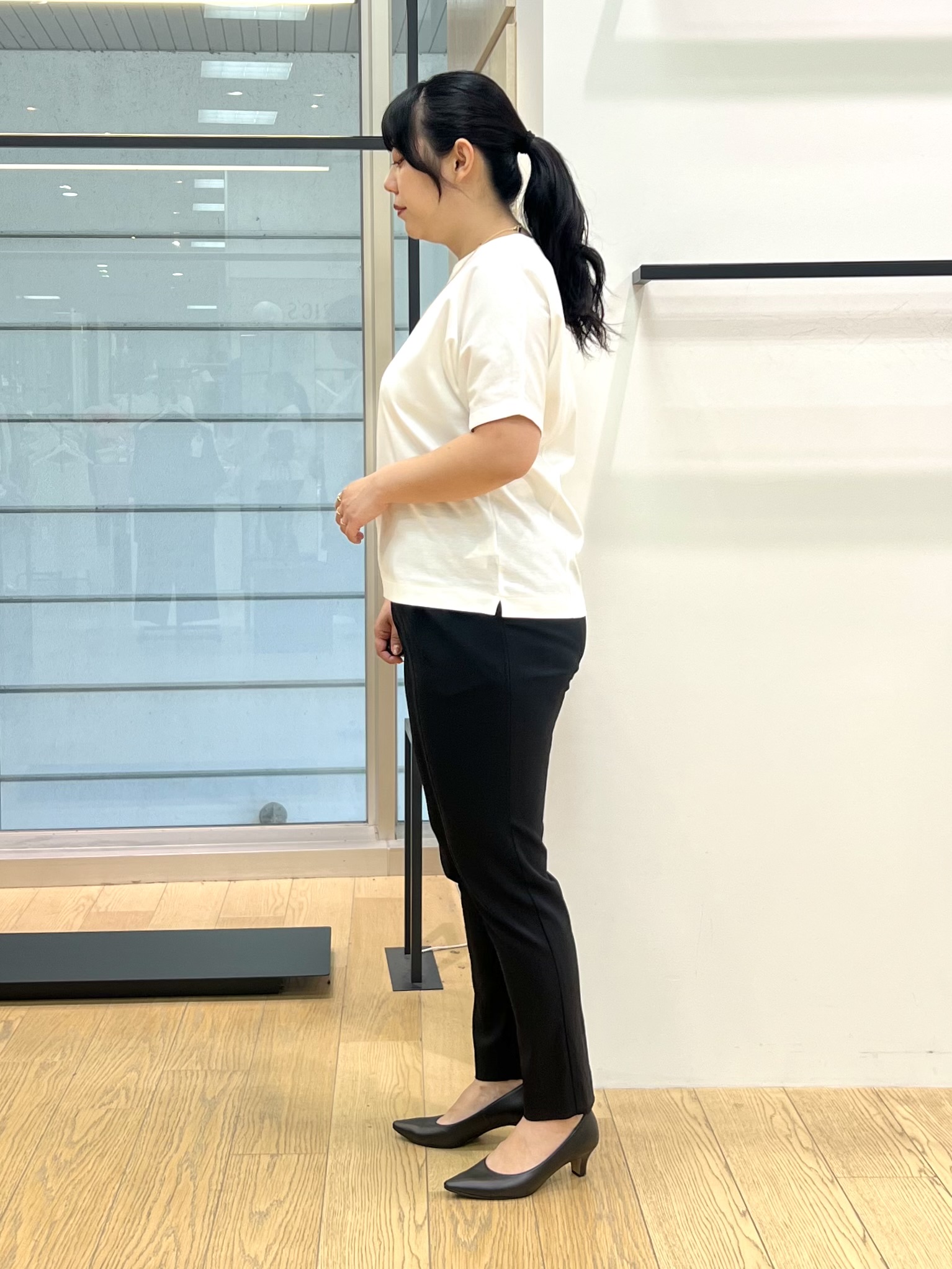 shimaさんの「INDIVI｜【接触冷感／2WAY】カシュクールリネンシャツ」を使ったコーディネート