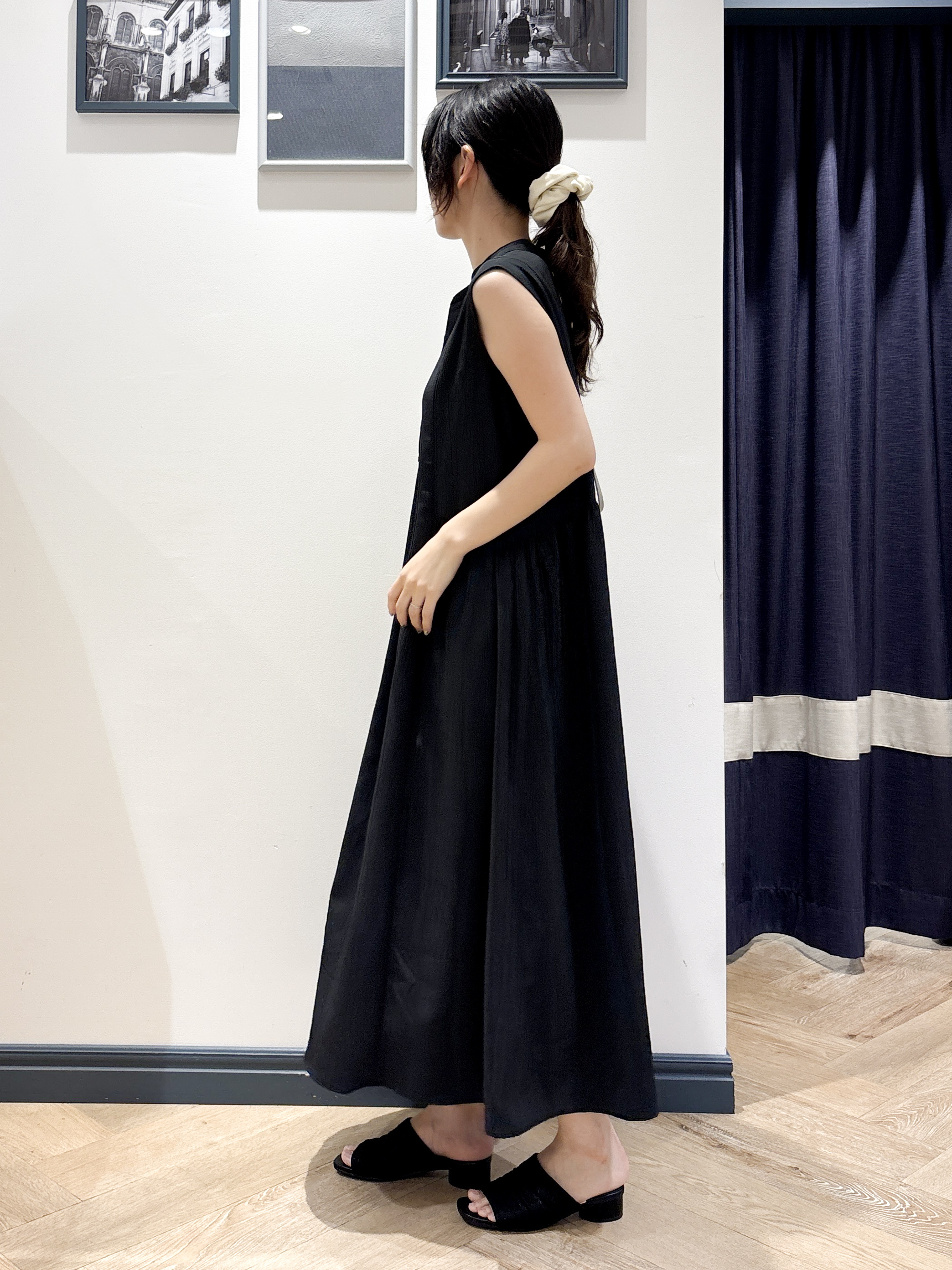 ayakaさんの「grove｜【低身長さんも選べる着丈・洗濯機◎】テントラインワンピース」を使ったコーディネート