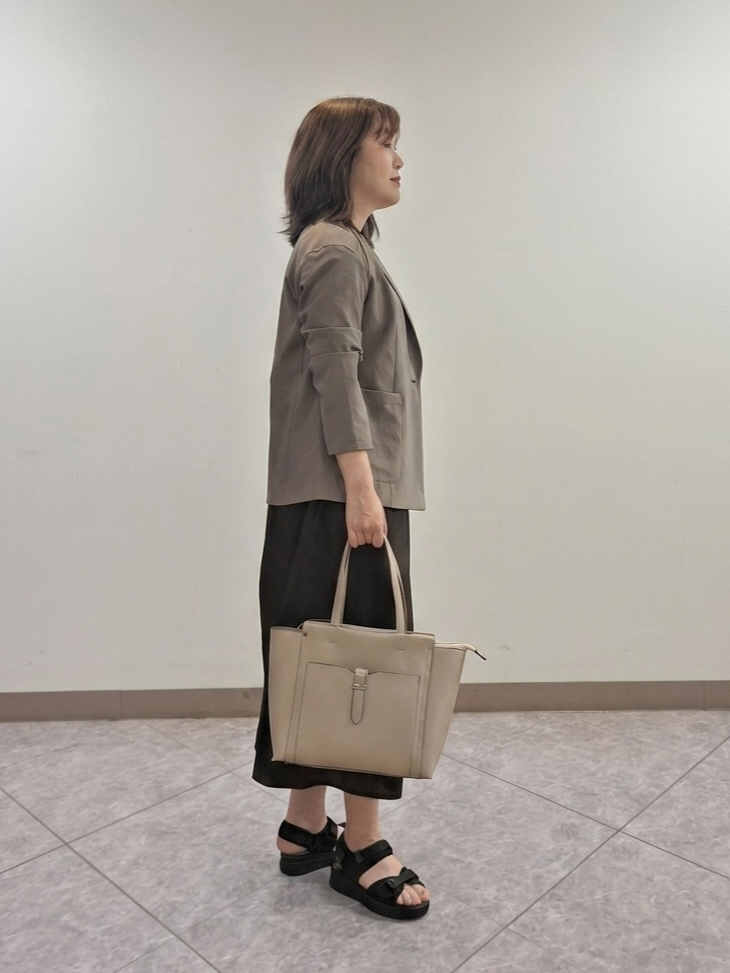 S.xuliさんの「Reflect｜【SS-4Lサイズ／接触冷感／シワになりにくい】リラクシーテーラードジャケット」を使ったコーディネート
