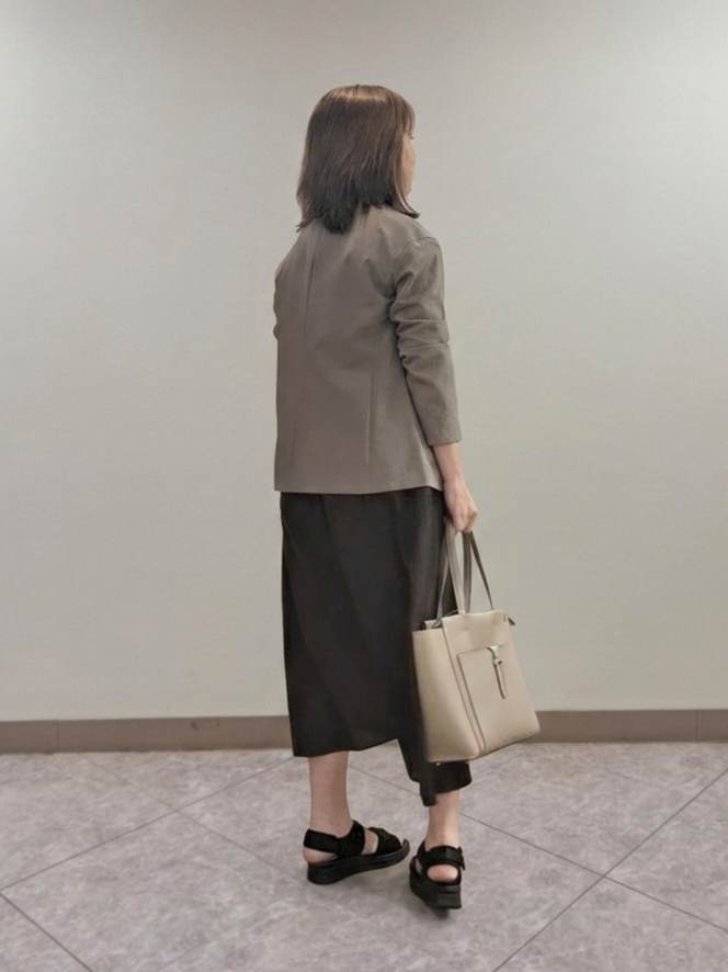 S.xuliさんの「Reflect｜【SS-4Lサイズ／接触冷感／シワになりにくい】リラクシーテーラードジャケット」を使ったコーディネート