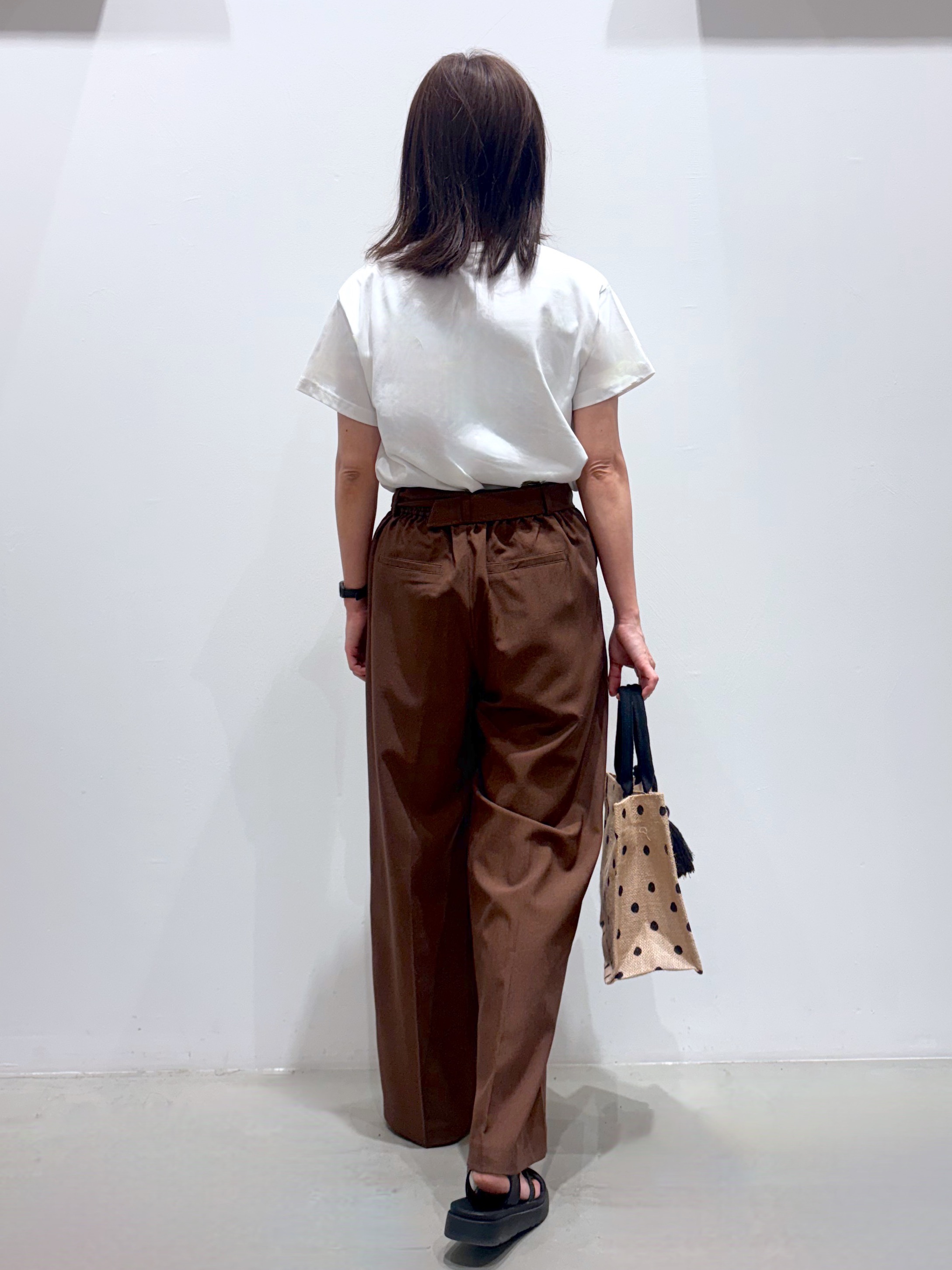 ＷＡさんの「grove｜【遮熱／吸水速乾／接触冷感／UVカット】ベーシックロゴTシャツ」を使ったコーディネート