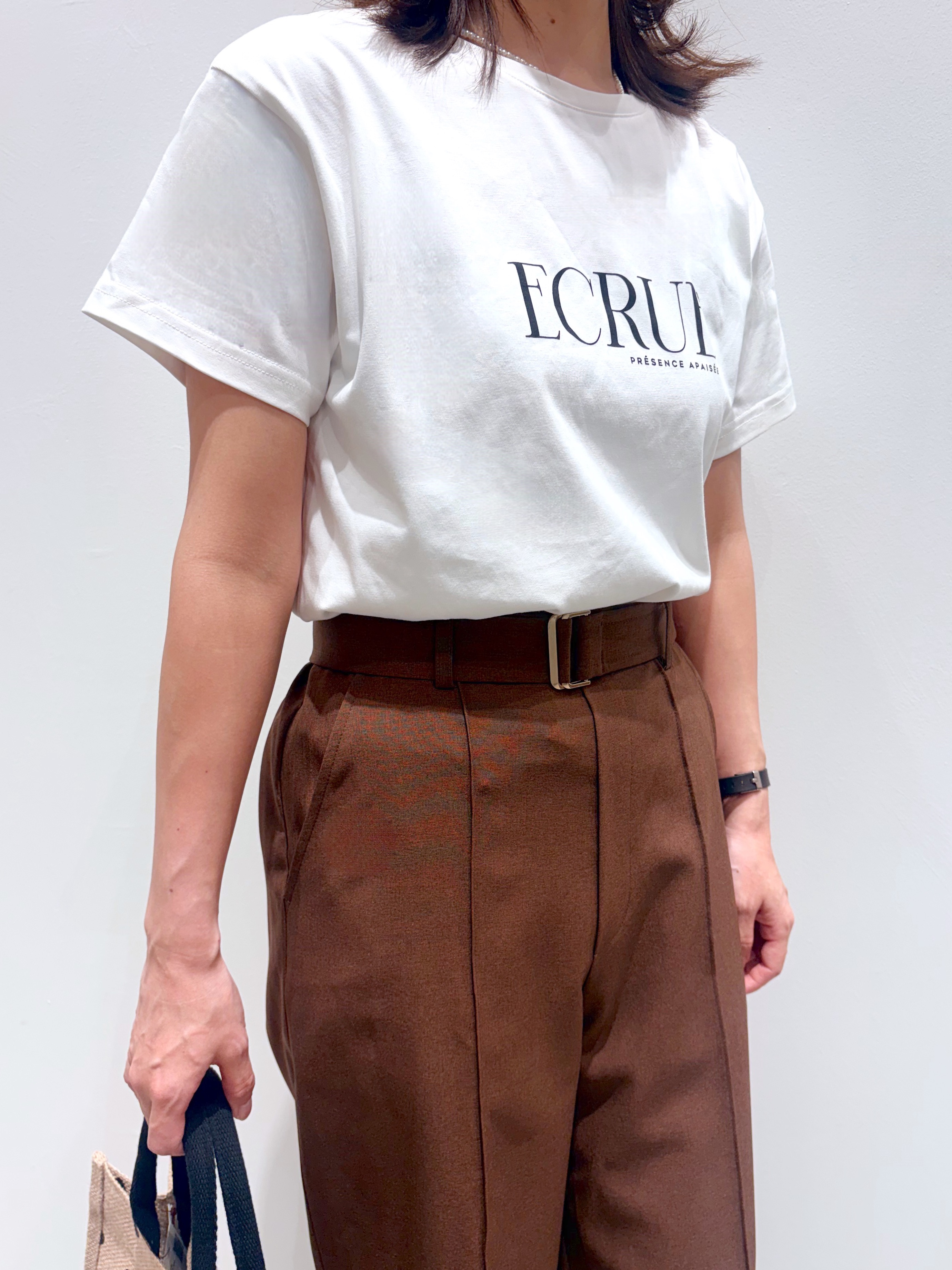 ＷＡさんの「grove｜【遮熱／吸水速乾／接触冷感／UVカット】ベーシックロゴTシャツ」を使ったコーディネート