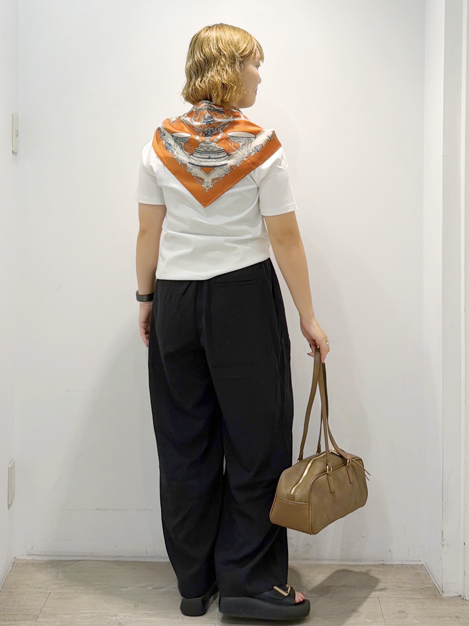 sumicaさんの「OPAQUE.CLIP｜ベーシックTシャツ／オーガニックコットン混【洗濯機OK】」を使ったコーディネート