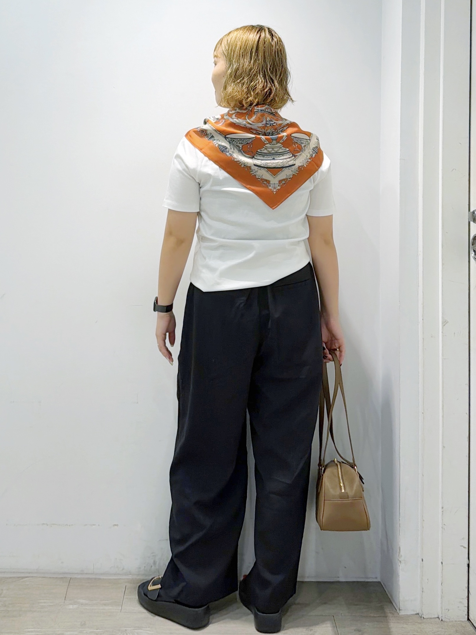 sumicaさんの「OPAQUE.CLIP｜ベーシックTシャツ／オーガニックコットン混【洗濯機OK】」を使ったコーディネート
