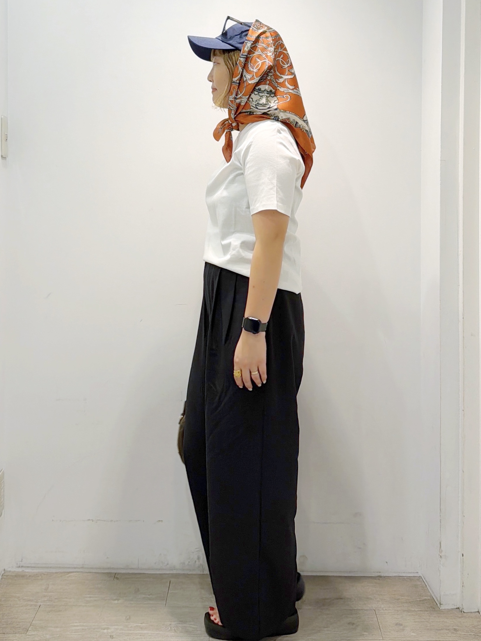 sumicaさんの「OPAQUE.CLIP｜ベーシックTシャツ／オーガニックコットン混【洗濯機OK】」を使ったコーディネート