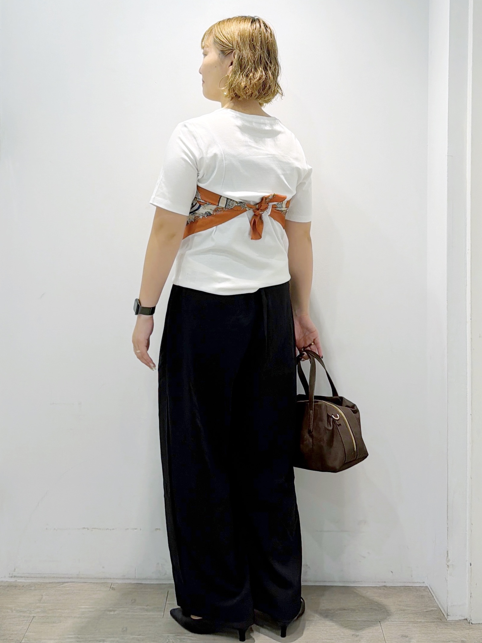 sumicaさんの「OPAQUE.CLIP｜ベーシックTシャツ／オーガニックコットン混【洗濯機OK】」を使ったコーディネート
