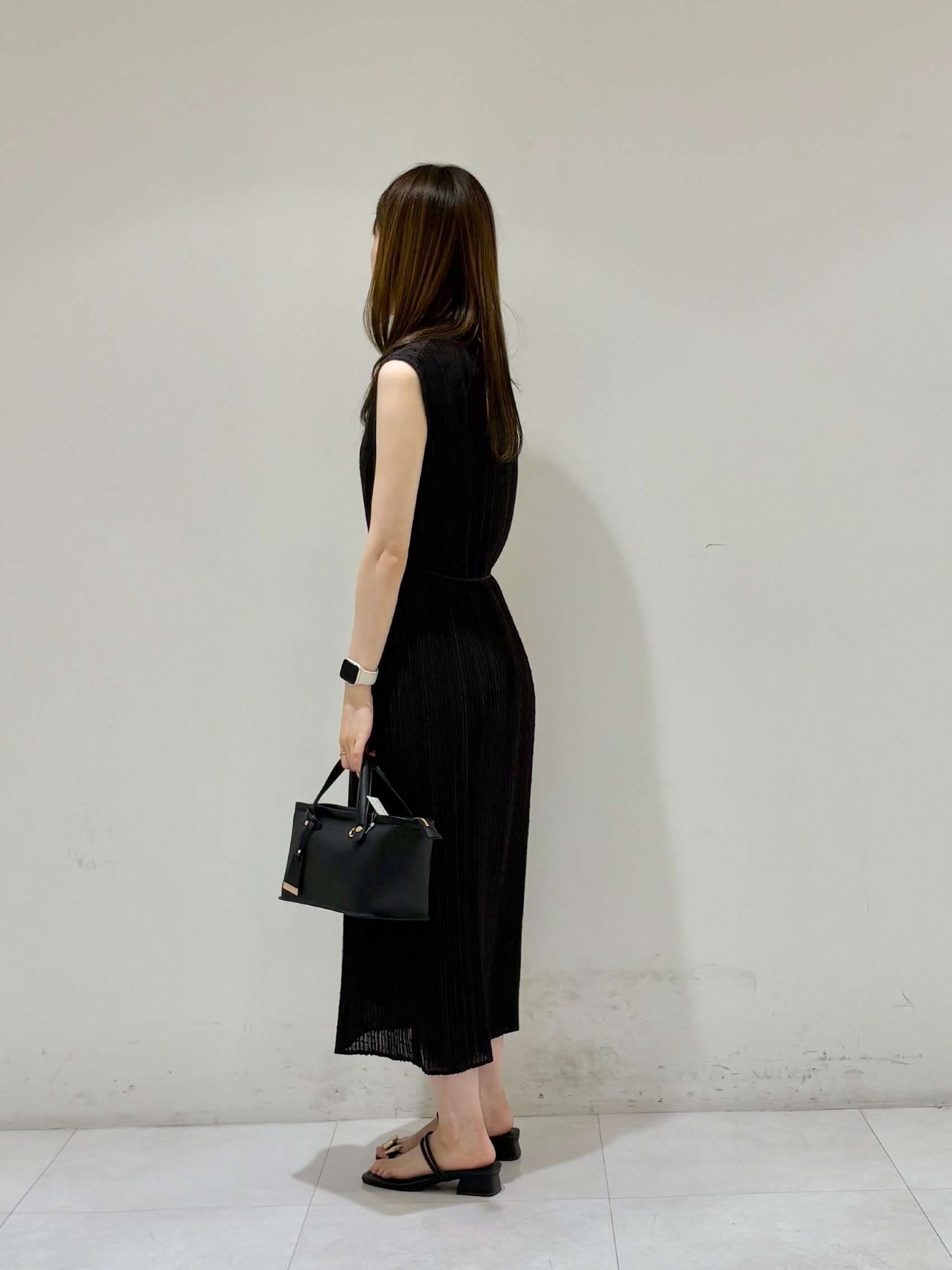 kyokaさんの「UNTITLED｜【華やか/シアー感】ドットジャガードワンピース」を使ったコーディネート