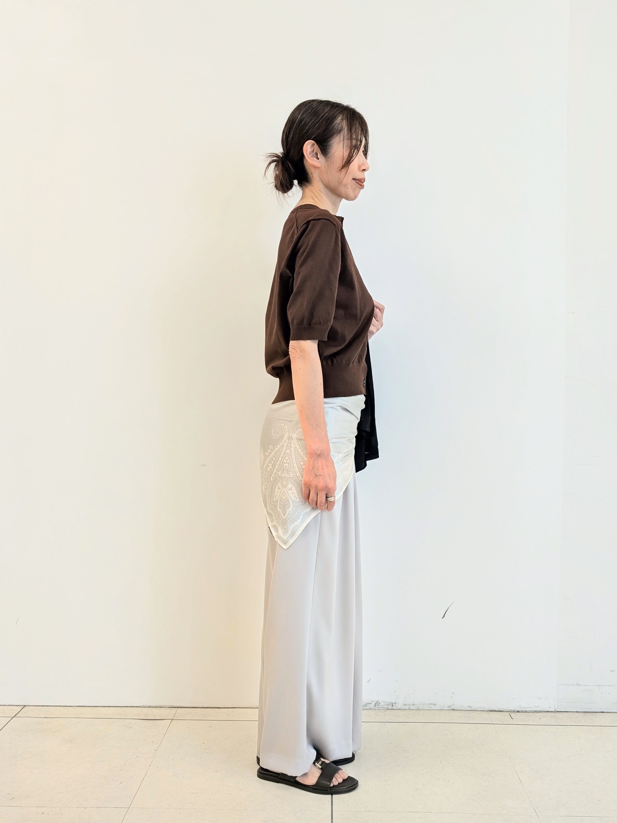erikkoさんの「UNTITLED｜【セットアップ可/接触冷感/通気性】ドライシアーダブルジャケット」を使ったコーディネート