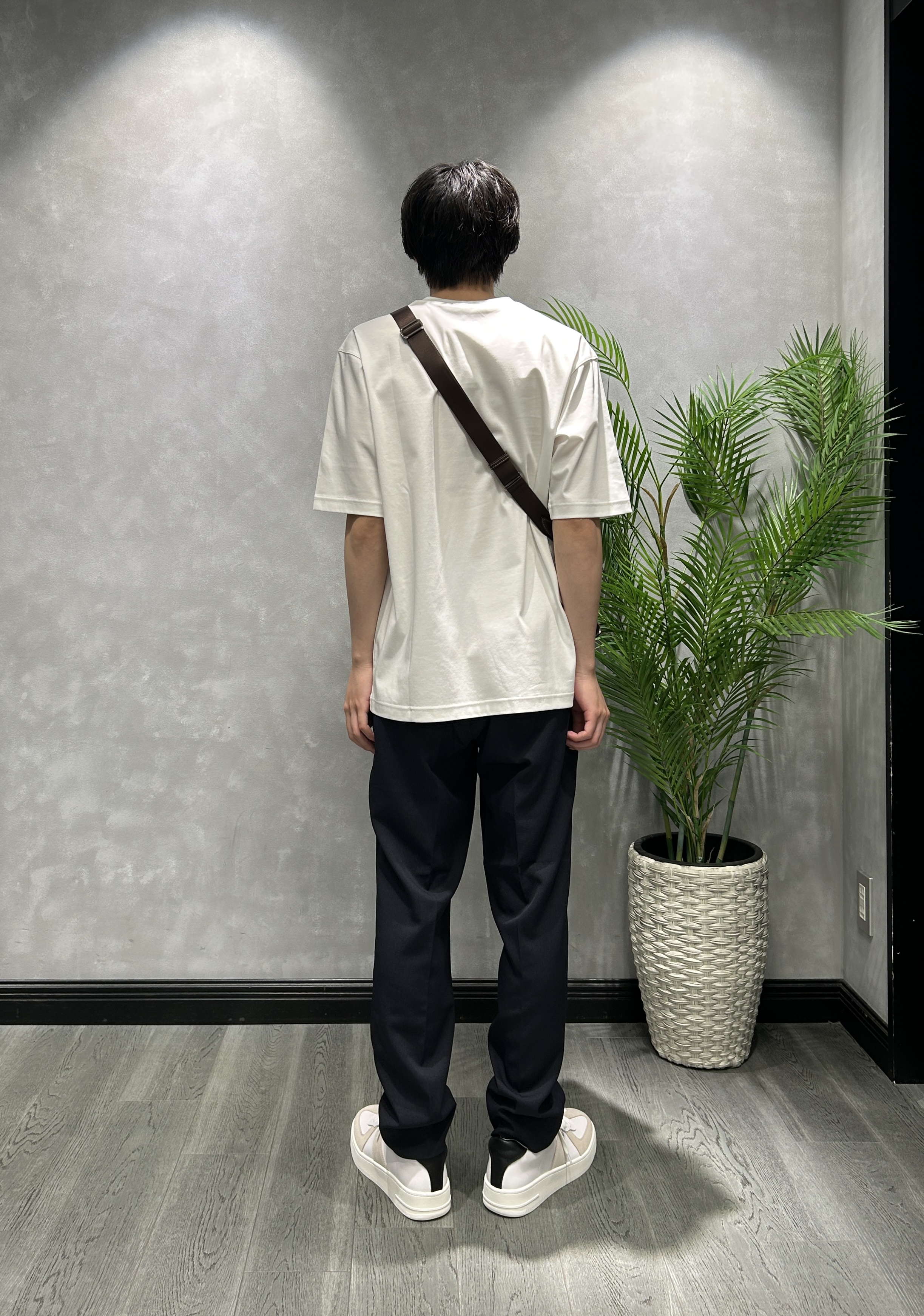 ruiさんの「TAKEO KIKUCHI｜【BOWLER HAT LABEL】アイスクリアコットンボーラーハットウォーカー 半袖ポケT」を使ったコーディネート