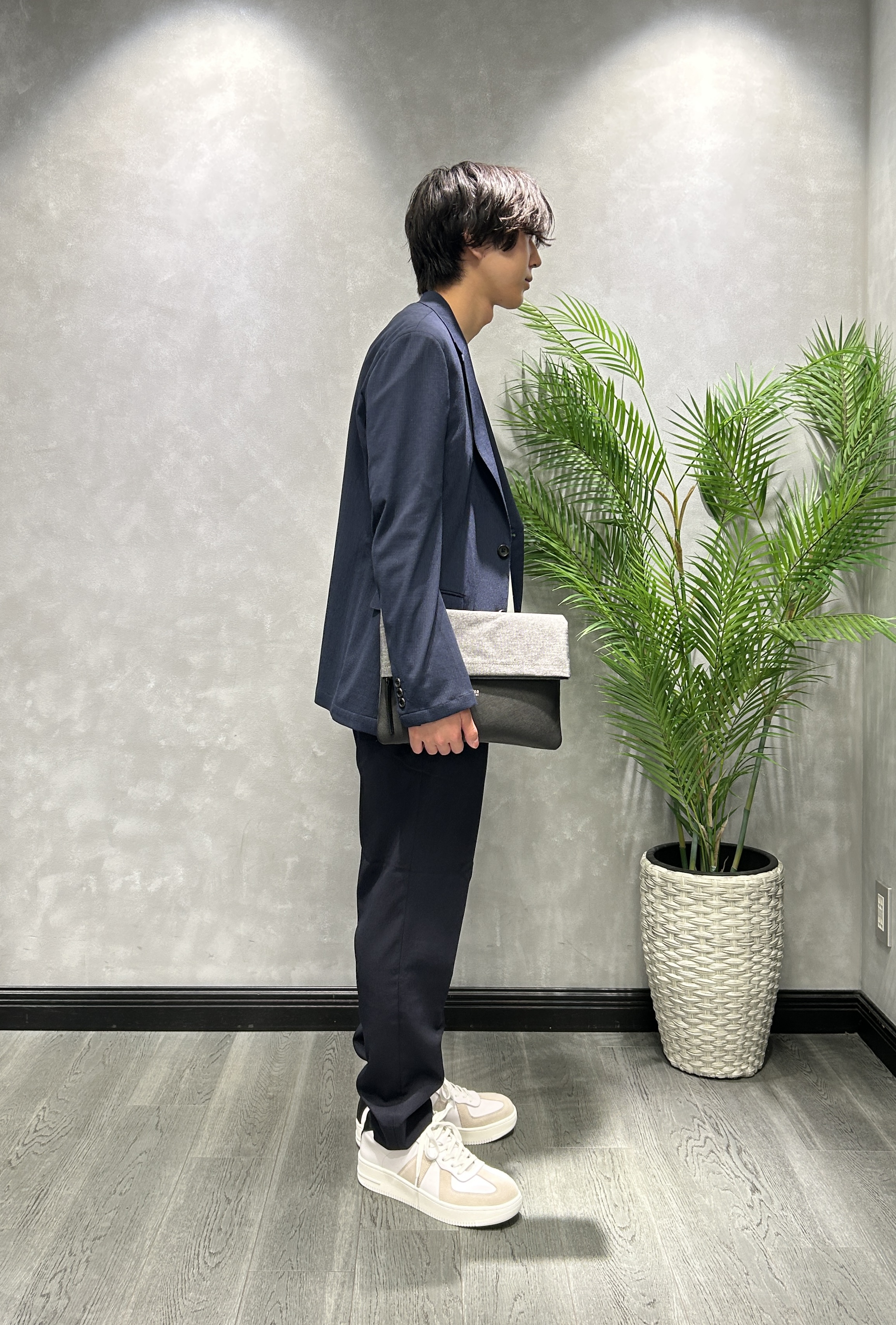 ruiさんの「TAKEO KIKUCHI｜【Begin5月号掲載/通気性】トリコットサッカー ジャケット」を使ったコーディネート
