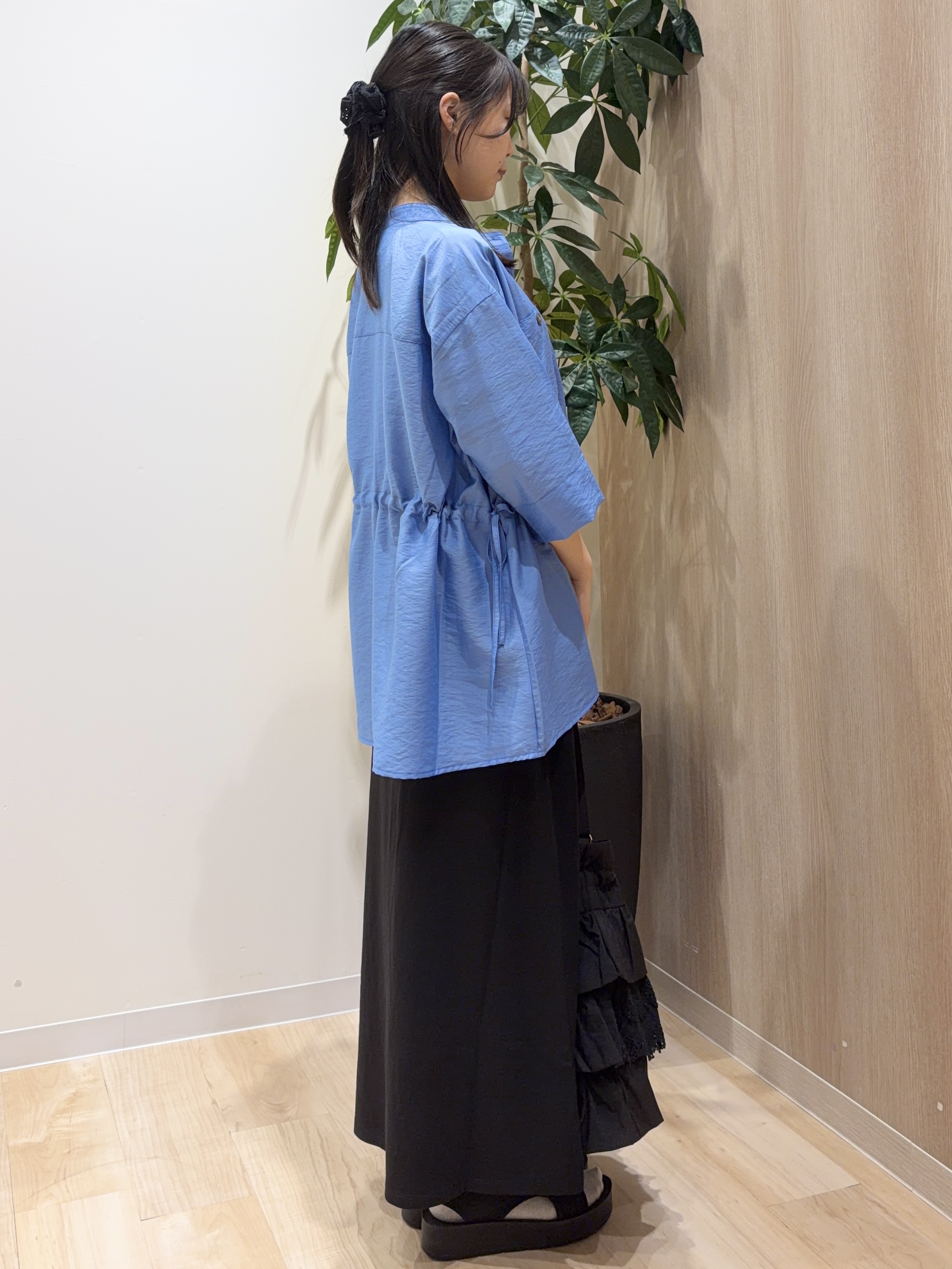 ayaneさんの「grove｜【ひんやり・UVカット・洗濯機◎】Tシャツ感覚で着られるコットン混ニット」を使ったコーディネート