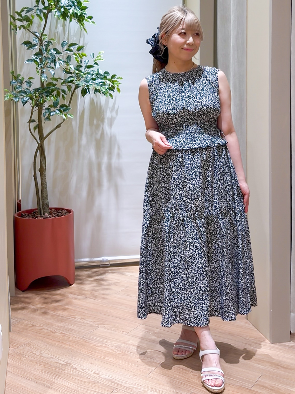 Harukaさんの「grove｜高評価！【接触冷感／UVカットetc】ベーシックショートカーディガン」を使ったコーディネート