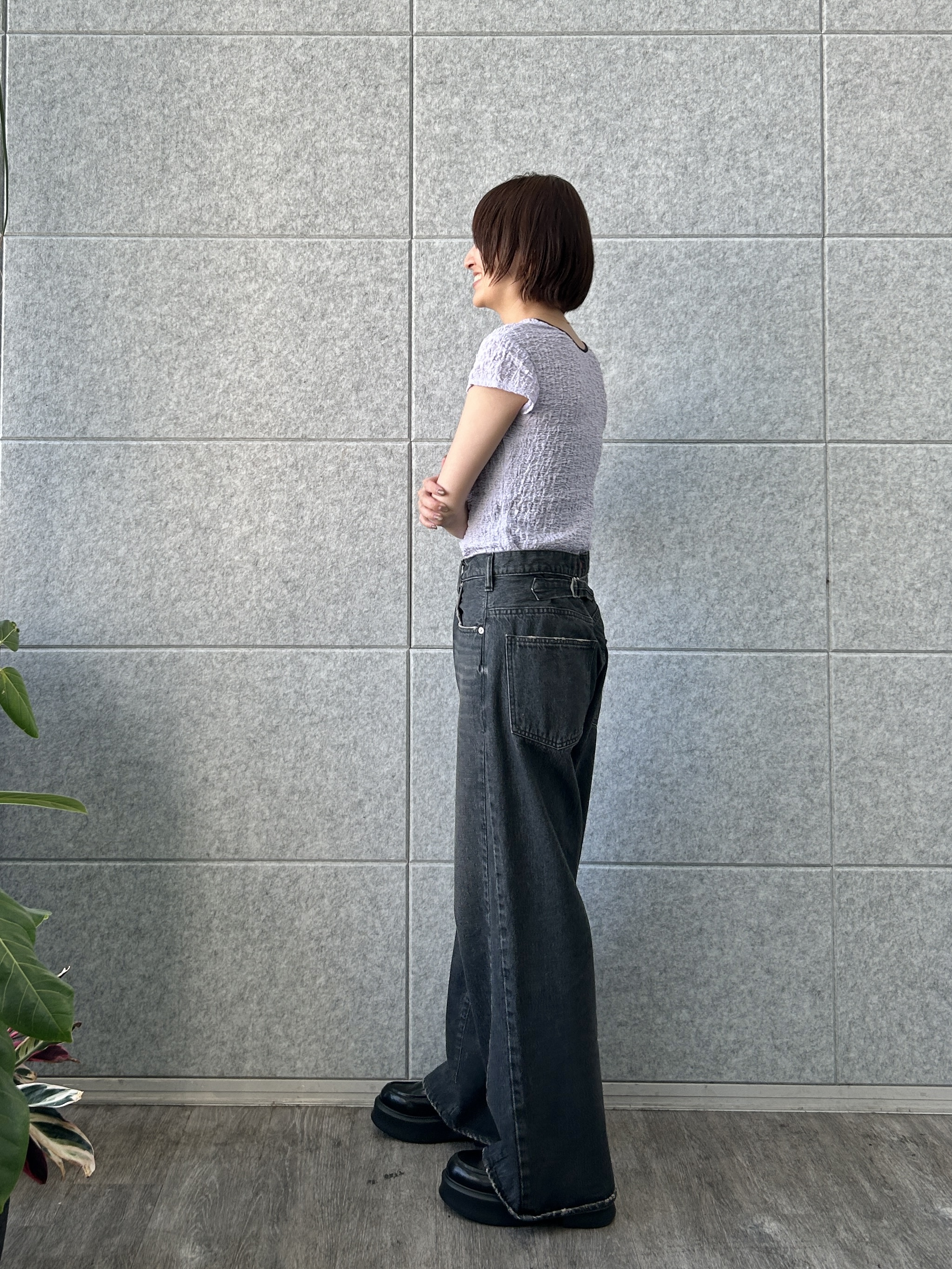 harunaさんの「CODE A｜femi cut pullover」を使ったコーディネート